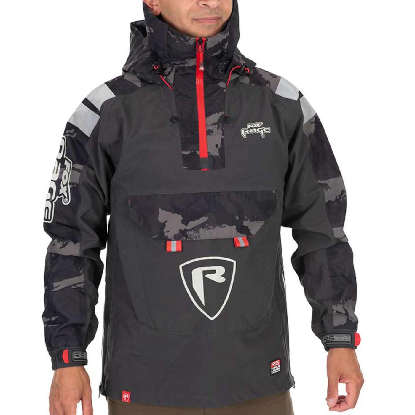Fox Rage Regenjacke Fox Rage Camo Triple Layer Smock - Regenjacke