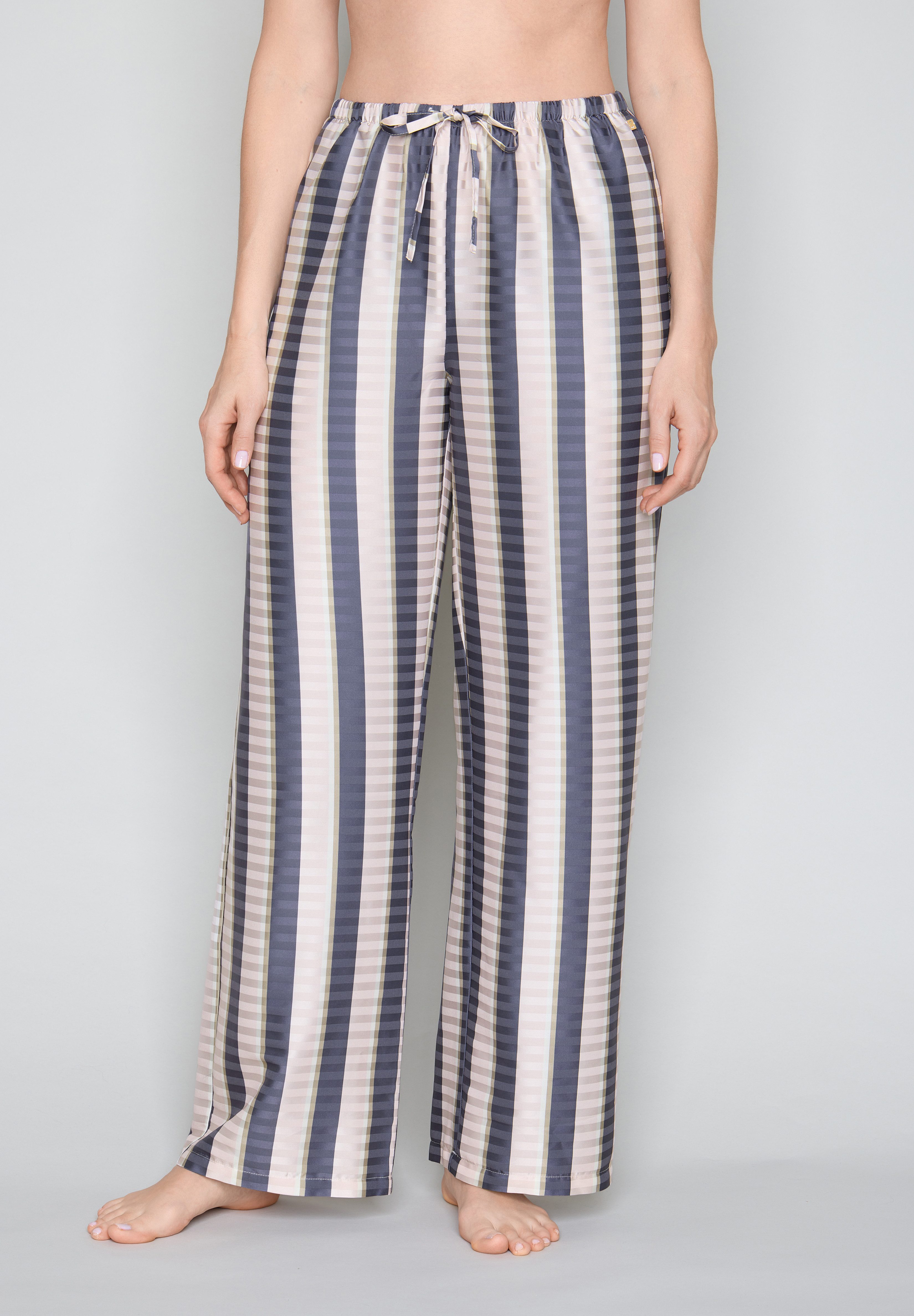 JOOP! Pyjamahose lockere Passform, für Homewear, mit geradem Bein, aus Satin