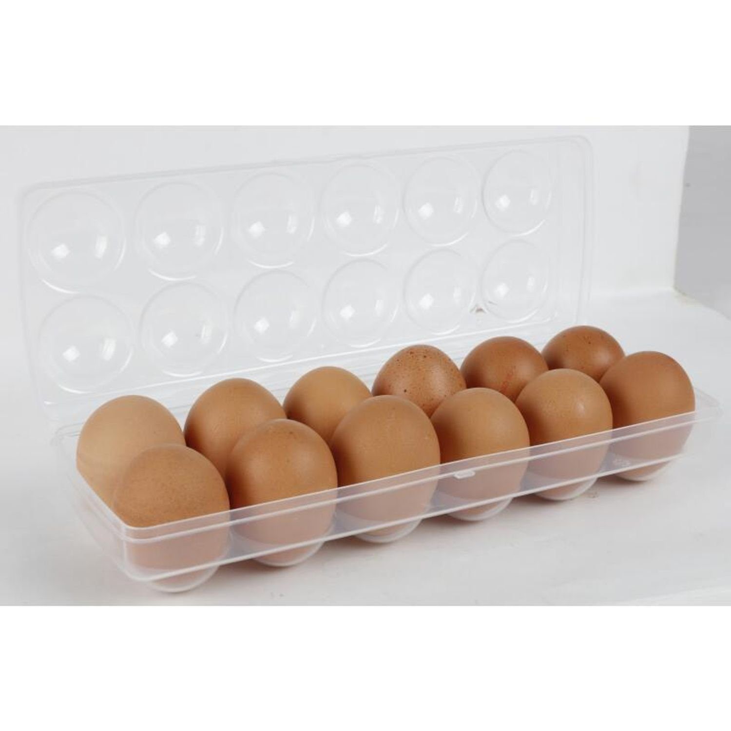 Koopman Vorratsdose 15 aufbewahren Kunststoff Hühnereier Set Eier D, Eierdosen je mit für Stück Box 12