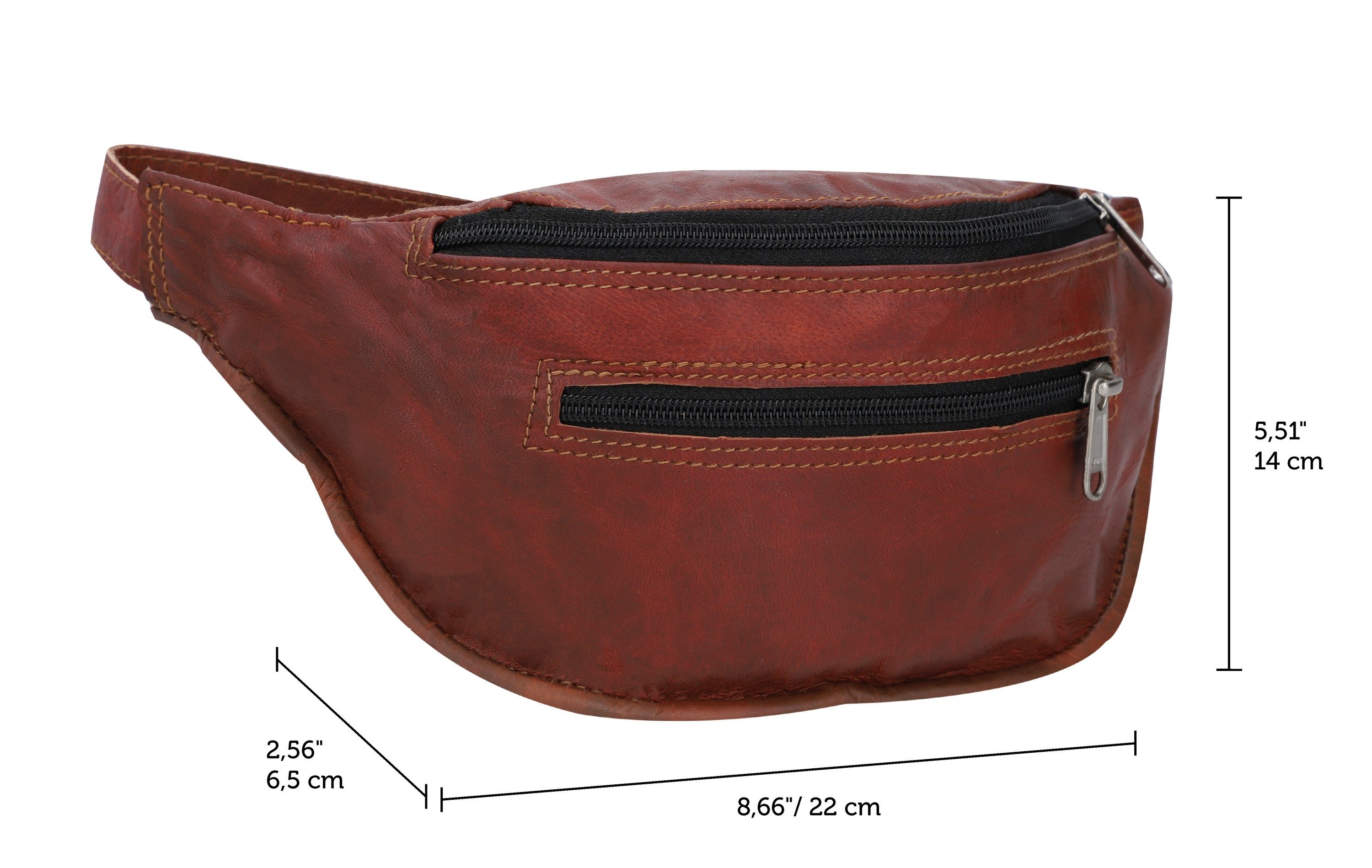 Gusti Leder Gürteltasche Gusti Leder Gürteltasche Richard (1-tlg)