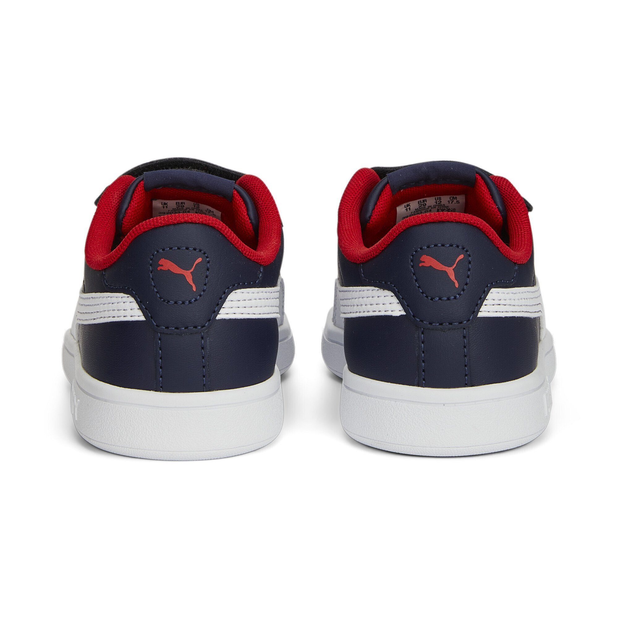 For Red Sneakers PUMA Smash 3.0 All Navy Blue Leather Time White Sneaker