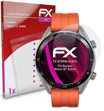 atFoliX Schutzfolie Panzerglasfolie für Huawei Watch GT Active, Ultradünn und superhart