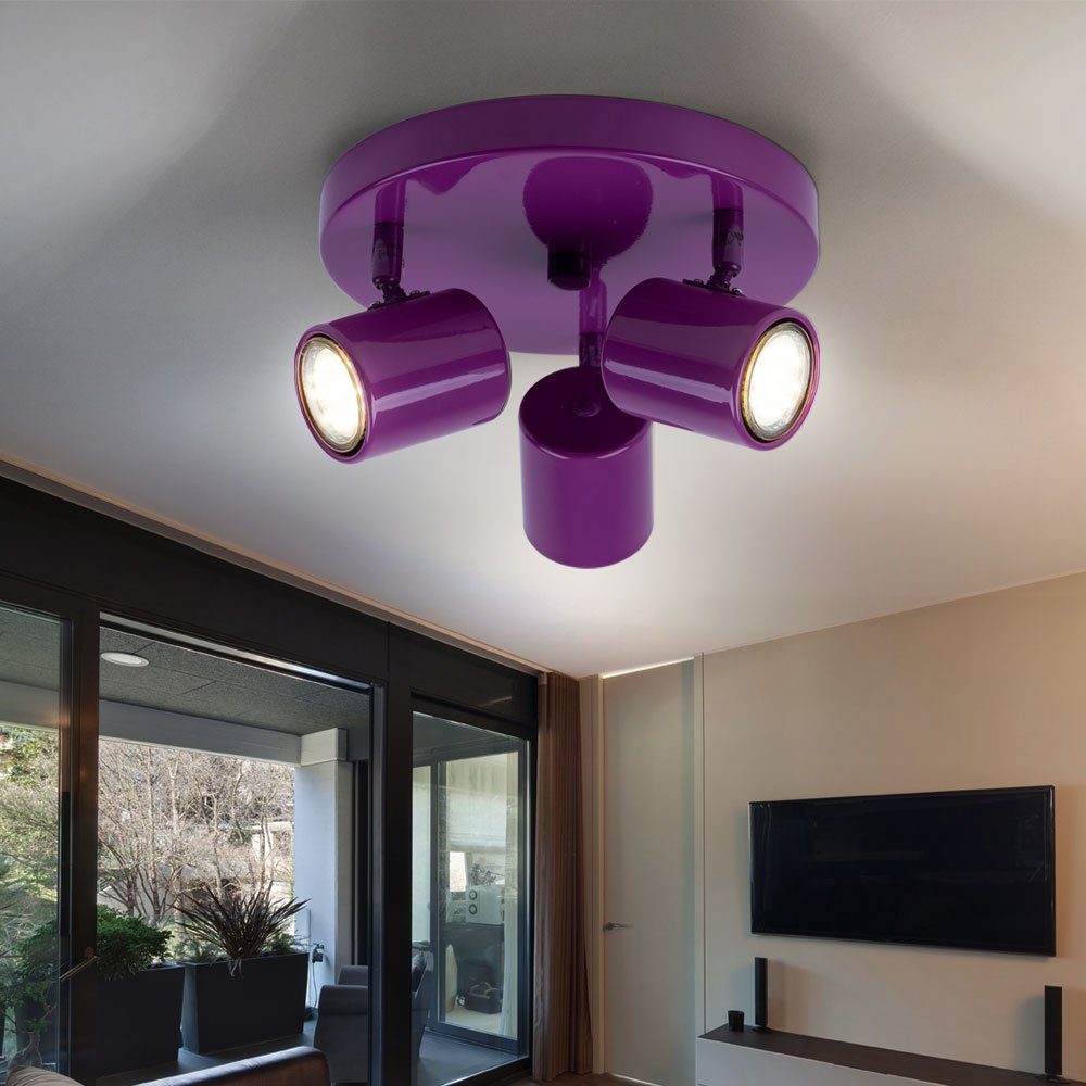 EGLO LED Deckenleuchte, Leuchtmittel inklusive, Warmweiß, günstig online kaufen
