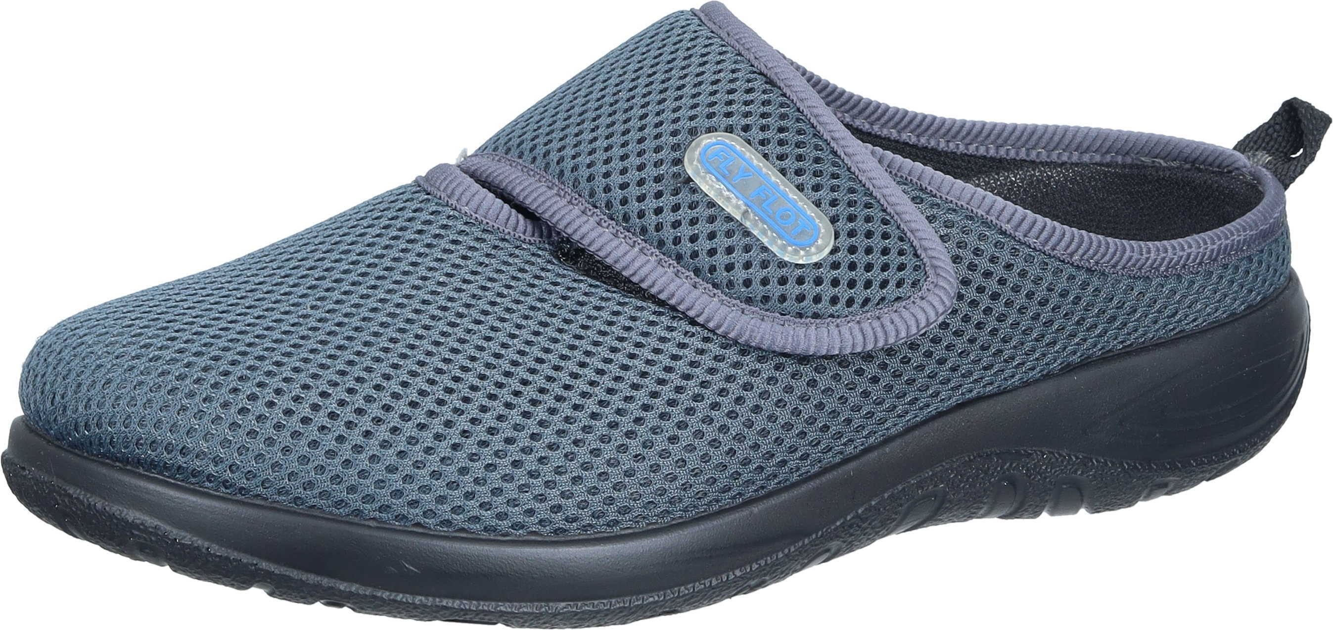 Fly Flot Pantoletten Hausschuh aus Textil