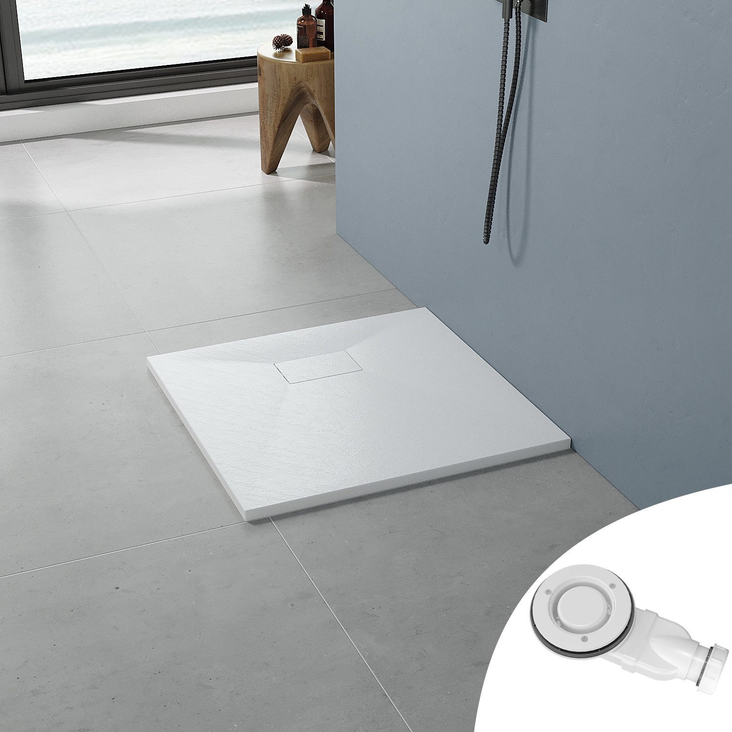 AQUABATOS Duschwanne Duschtasse 90x90 80x80 120x90 120x80 120x100 140x90 Ec günstig online kaufen