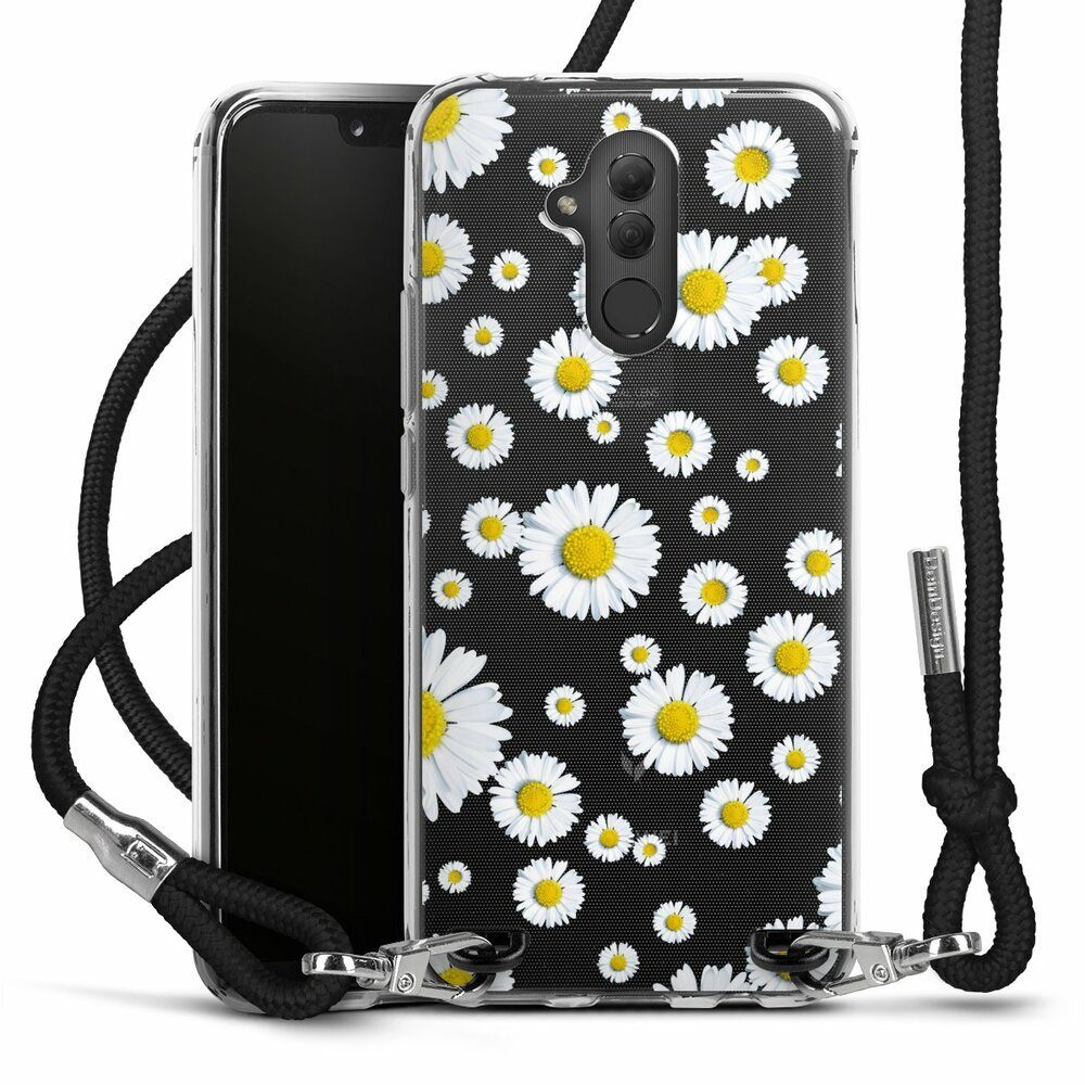 DeinDesign Handyhülle Gänseblume Blumen Motiv ohne Hintergrund, Huawei Mate  20 Lite Handykette Hülle mit Band Case zum Umhängen