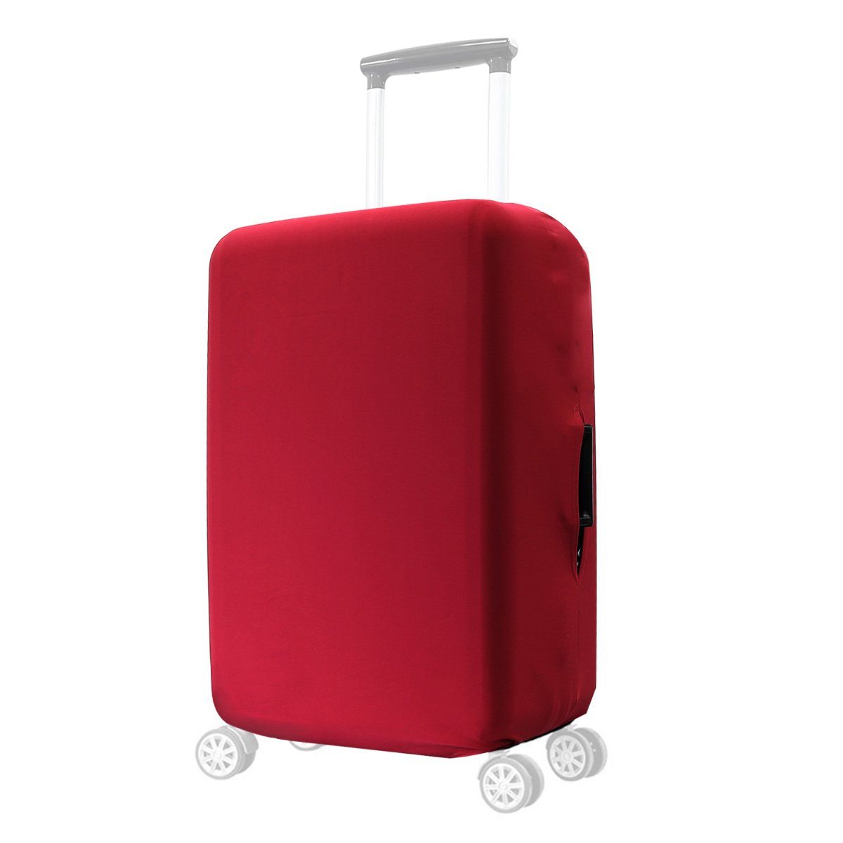 kwmobile Kofferhülle, Koffer Hülle - Elastische Kofferschutzhülle mit  Reißverschluss - Reisekoffer Case - Größe: für Koffer (M)