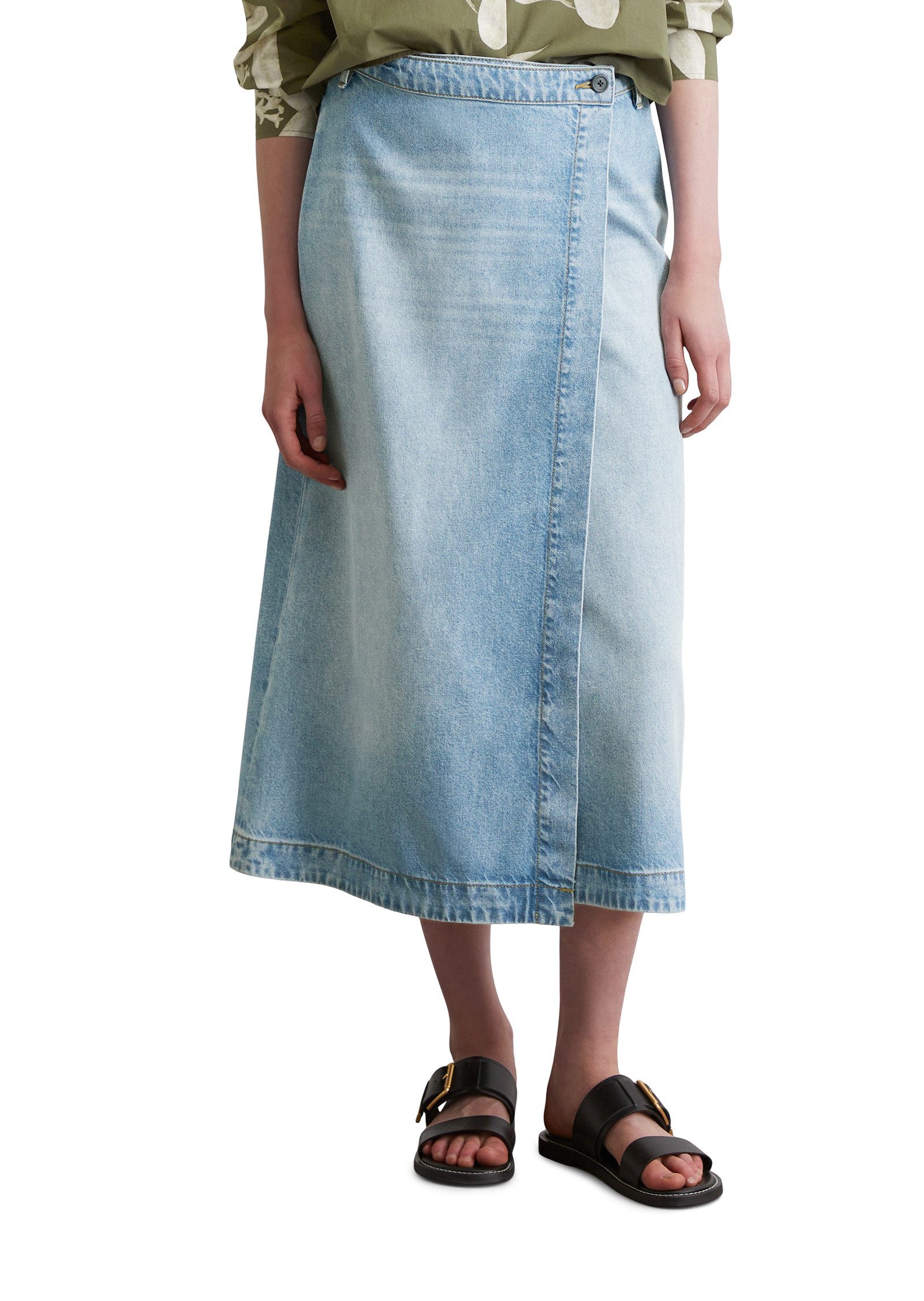 Marc O'Polo Jeansrock aus TENCEL™ Lyocell-Mix günstig online kaufen