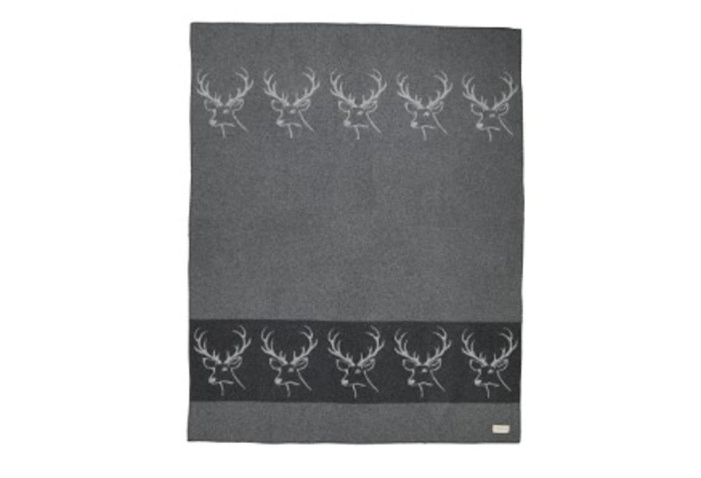 Plaid Wollplaid Surselva Alpenchic Hirsch, Eskimo