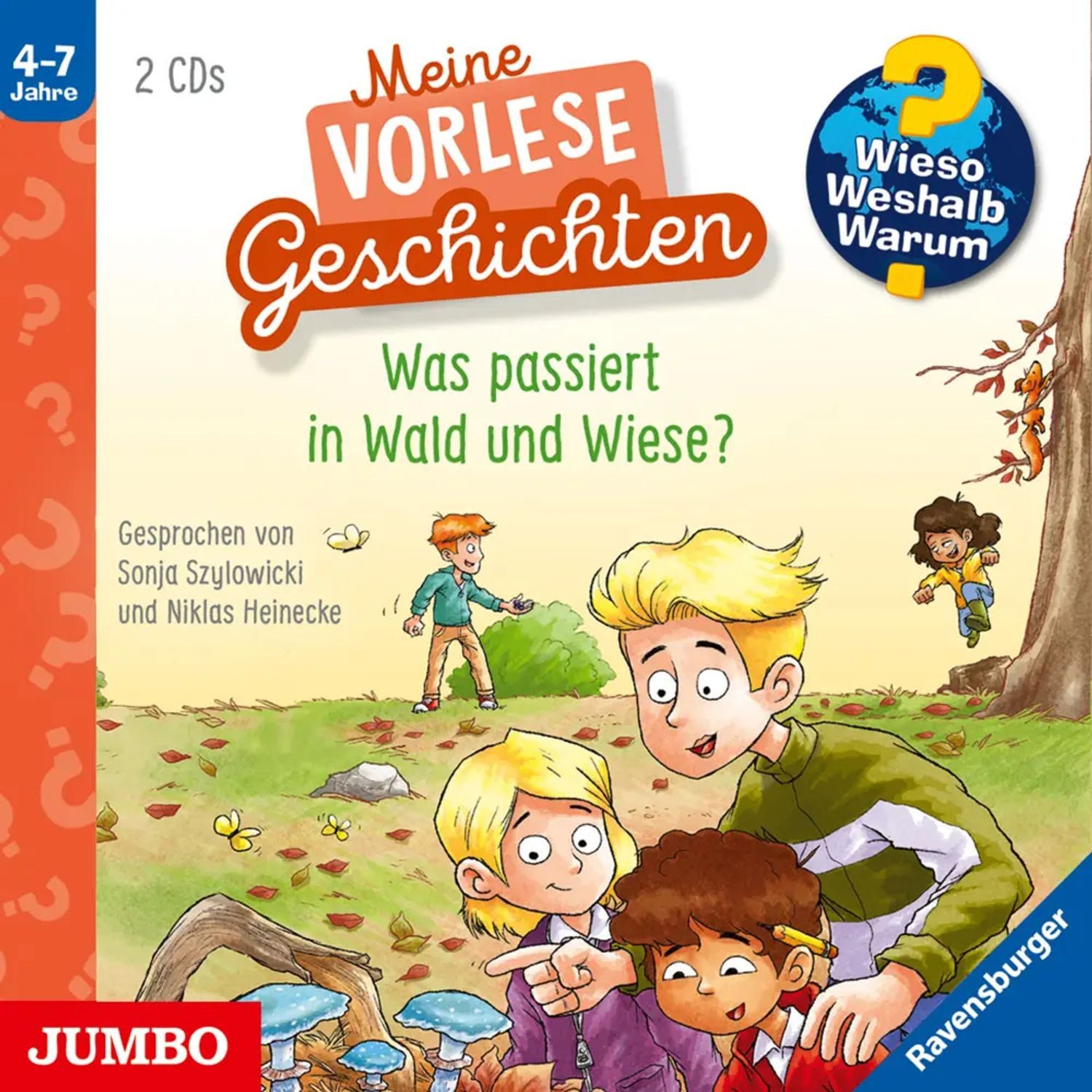 JUMBO Verlag Hörspiel Wieso? Weshalb? Warum? Vorlesegeschichten:Wald und,2 Audio-CD