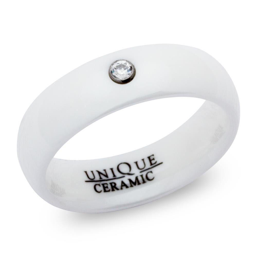 Unique Fingerring Weisser Unique Keramikring 6mm günstig online kaufen