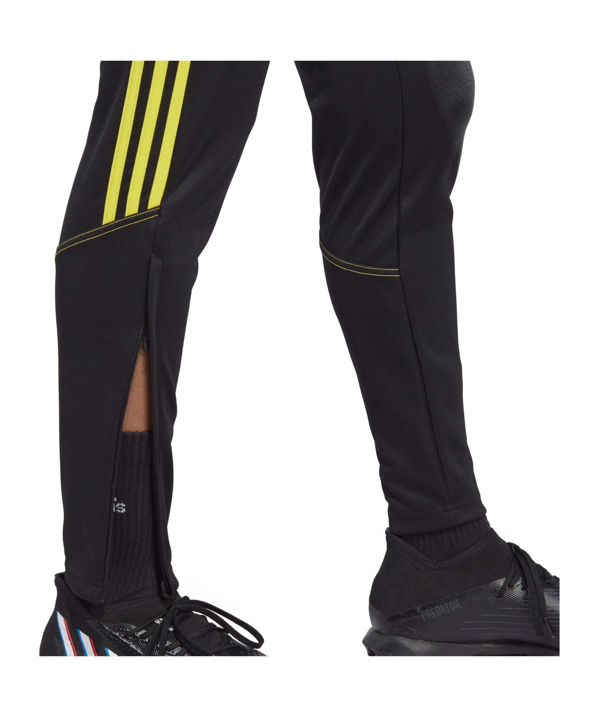 23 Club Tiro Damen Performance Trainingshose schwarzgelb Sporthose adidas