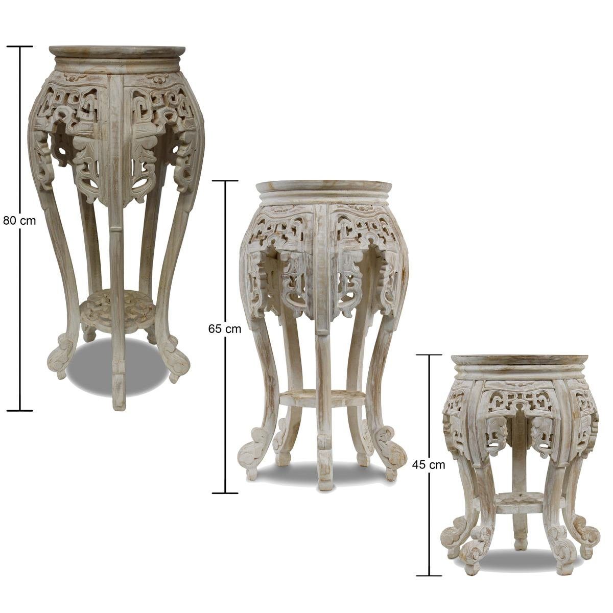 Oriental Galerie Blumenhocker Rundhocker Barock verschiedene Größen und Far günstig online kaufen