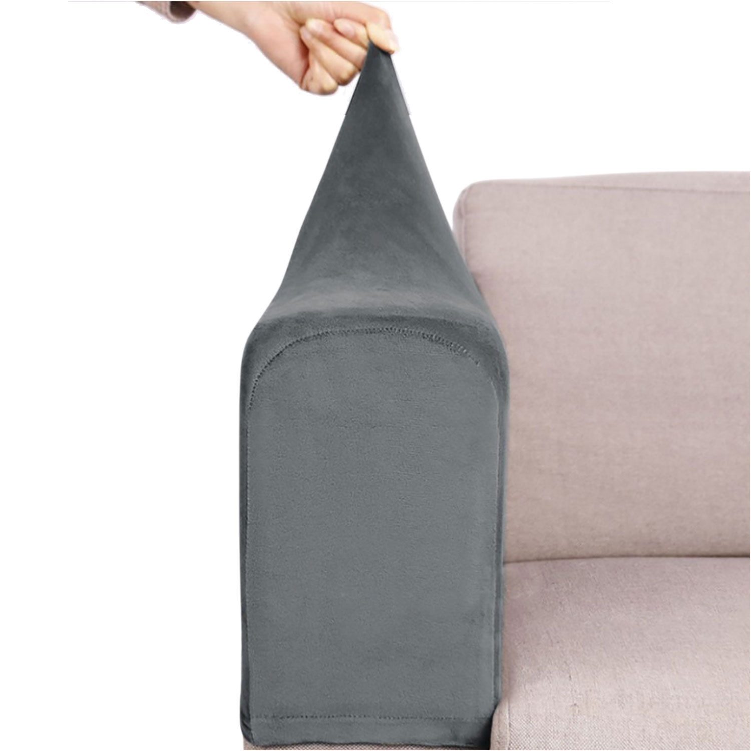 Refttenw Sesselhusse Sofa-Armlehnenbezug,rutschfester Möbelschutz,Elastisch günstig online kaufen