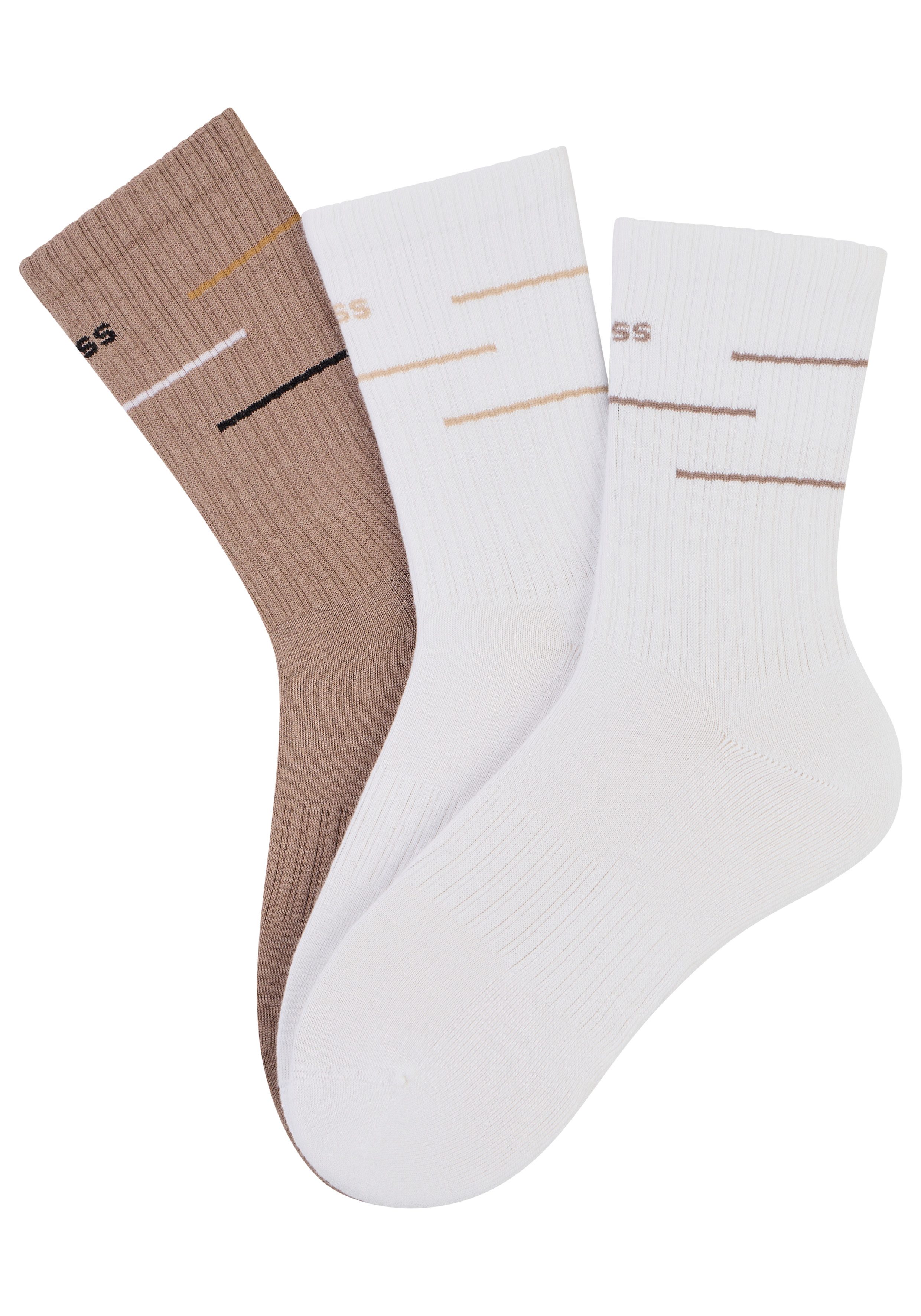 BOSS Basicsocken 3P QS Rib Line VB (3-Paar)