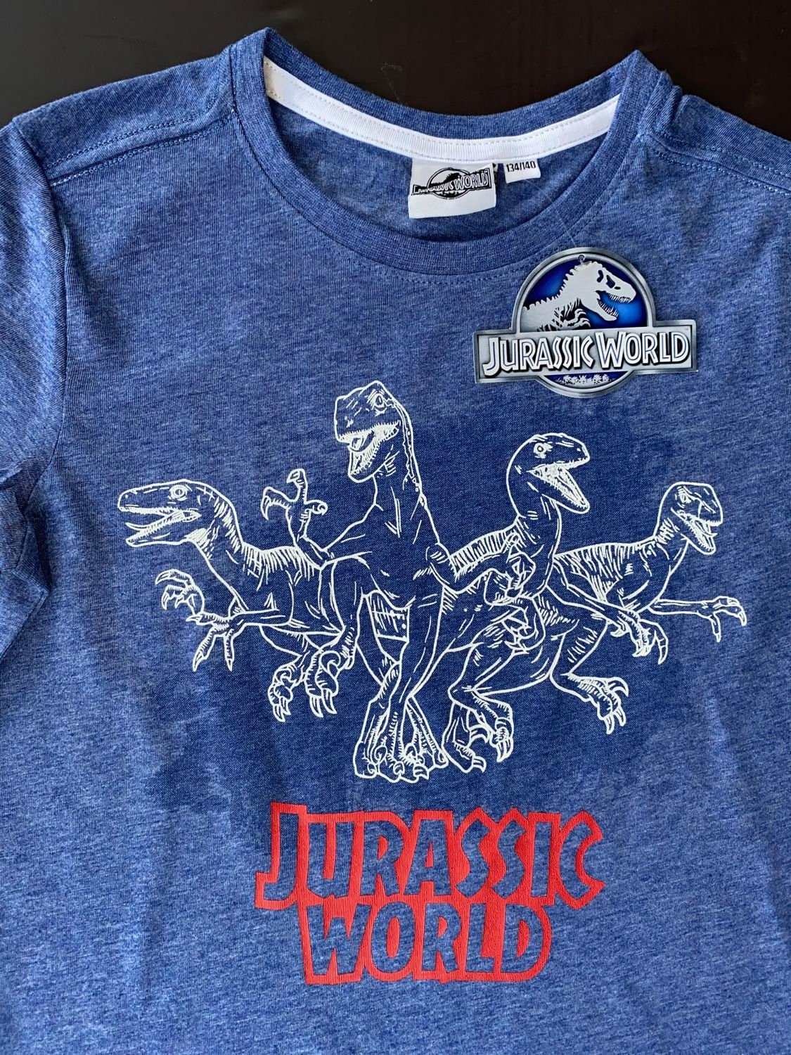 Jurassic World T-Shirt 2x Jurassic World T-Shirt Kinder Doppelpack Gr. 134-176