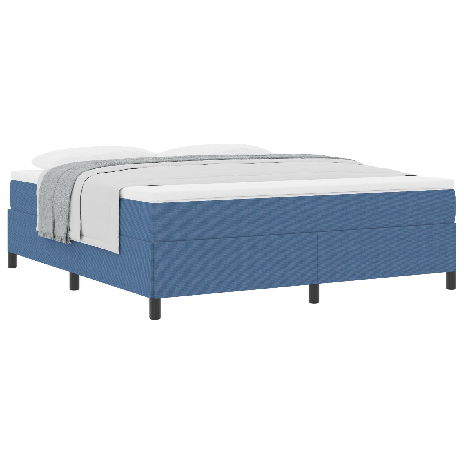 vidaXL Bett Bettgestell Blau 180x200 cm günstig online kaufen