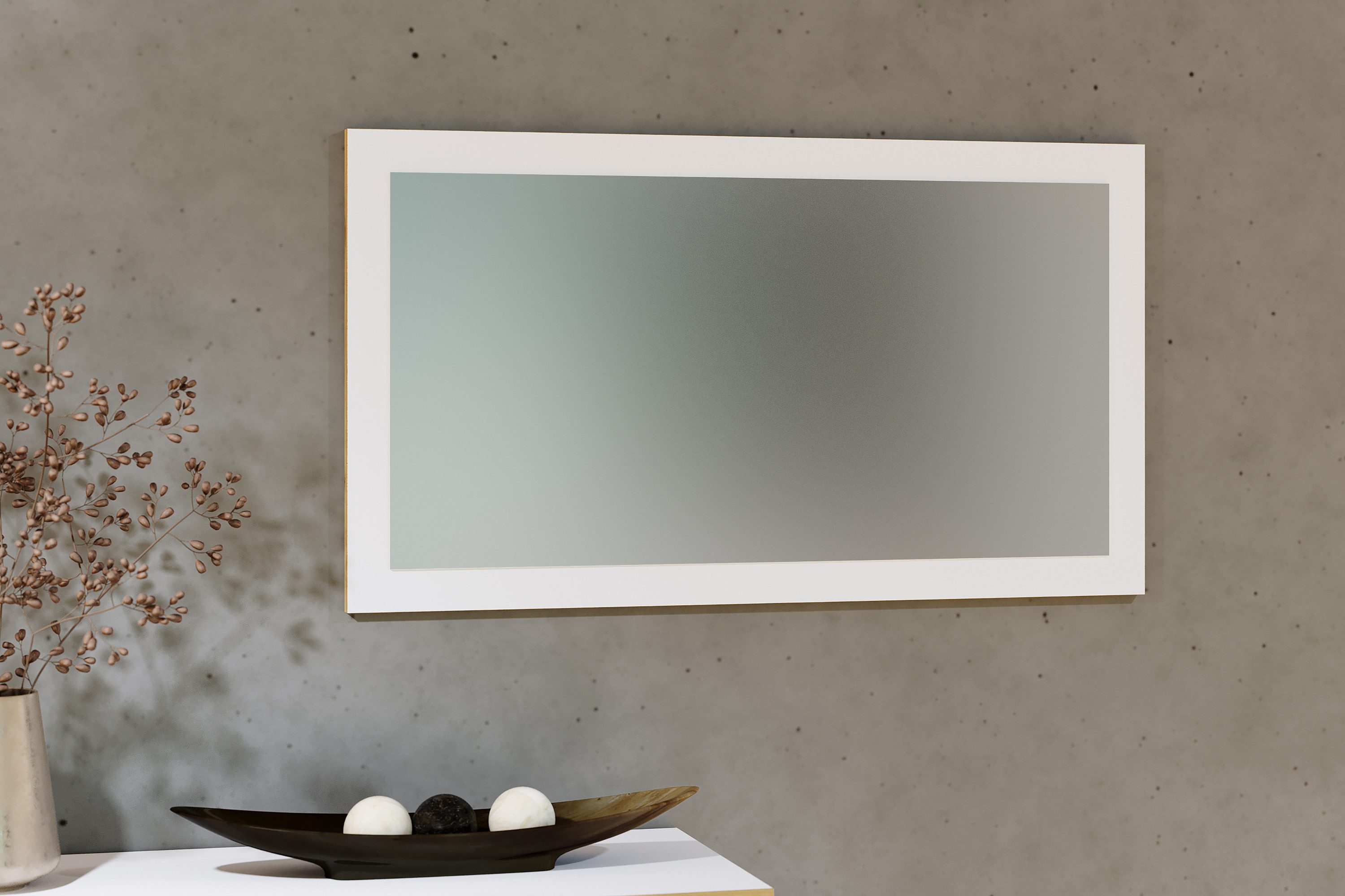 VCM Garderobenschrank Holz Wandspiegel Spiegel Bad Diele Flur Salia günstig online kaufen