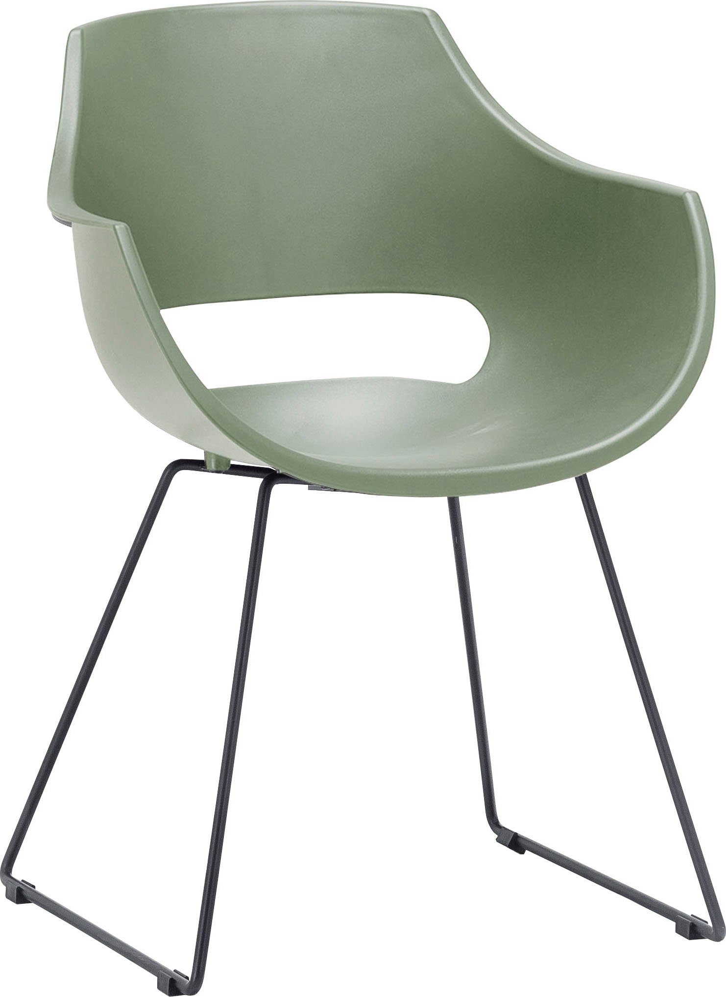 MCA furniture Schalenstuhl "Rockville", (Set), 4 St., 4er-Set, Kufe, Kunsts günstig online kaufen
