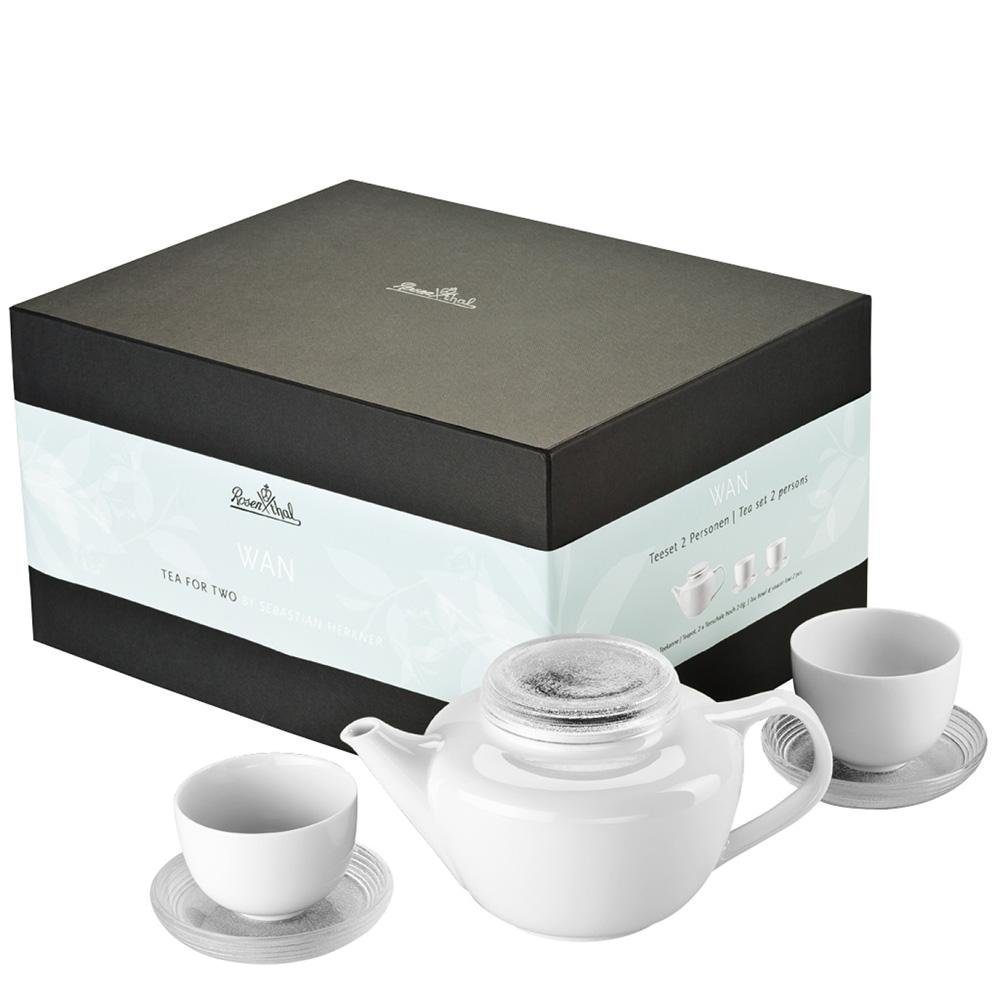 Rosenthal Kanne Teeset WAN Weiß (5-teilig)