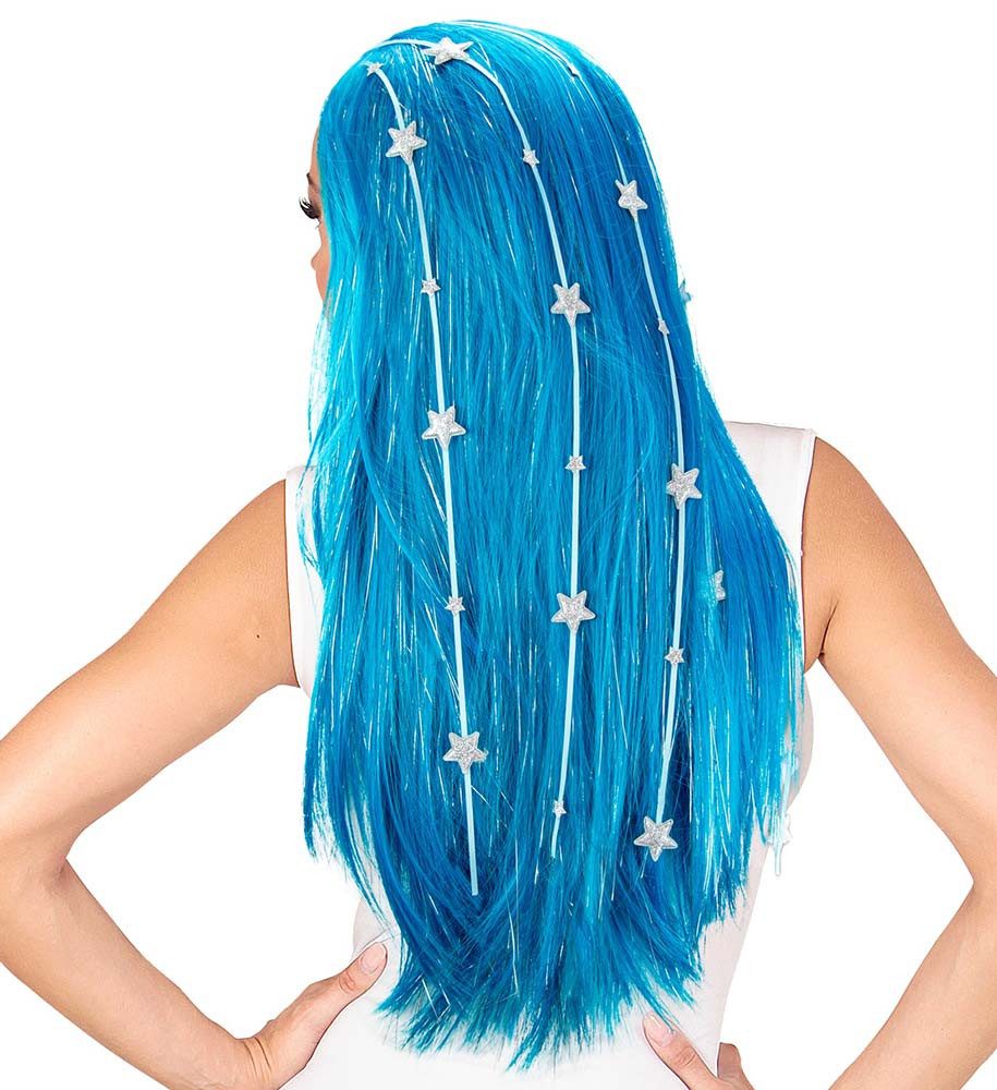 Widmann S.r.l. Kunsthaarperücke Perücke Meerjungfrau blau dream hair