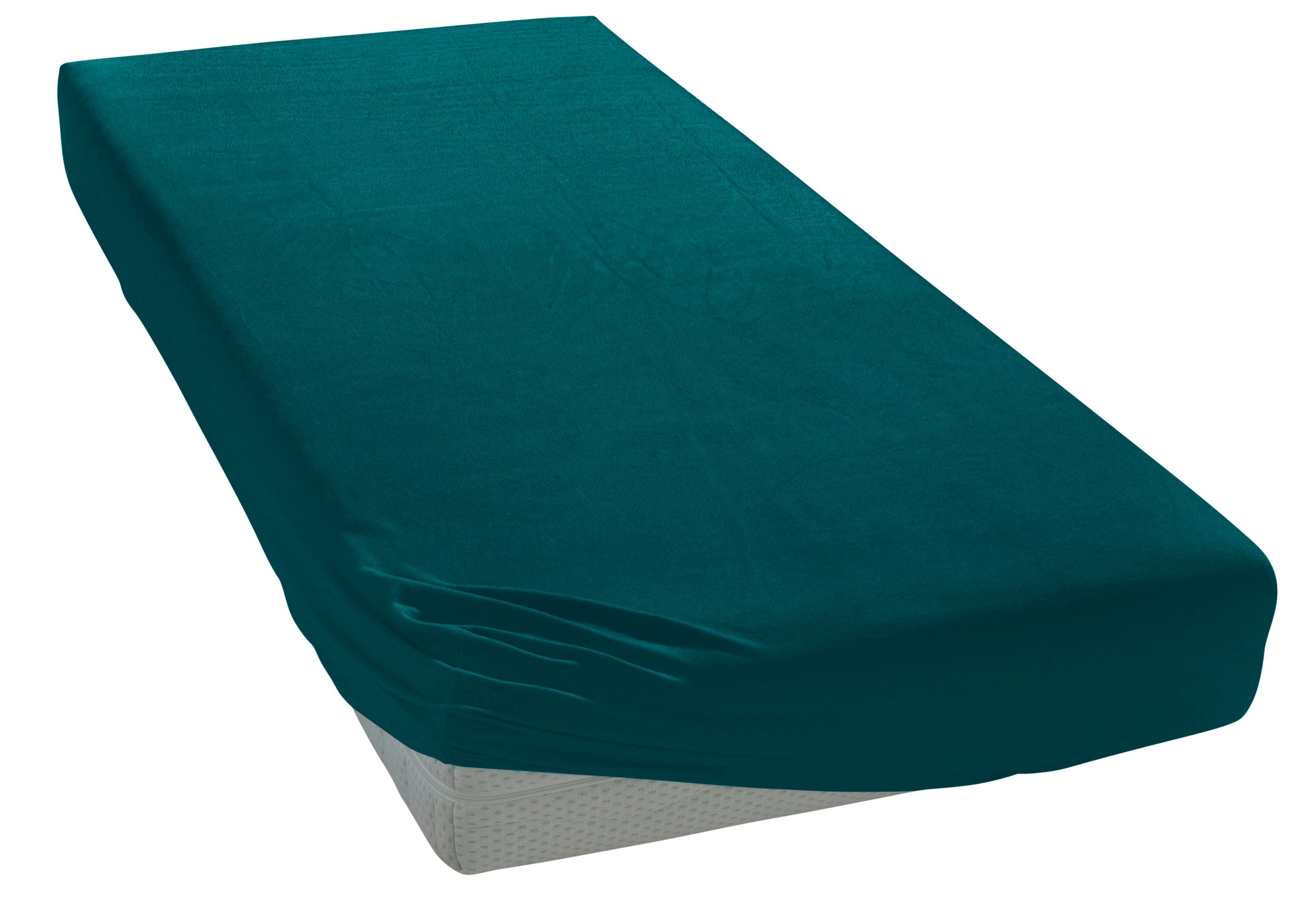 bellana Spannbettlaken »Melone in Gr. 70x140, 90x200, 140x200 oder 180x200 günstig online kaufen