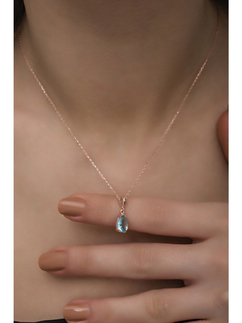 Nisan Ketten und Armband Set, 925 Sterling Silber Halskette mit Aquamarin T günstig online kaufen