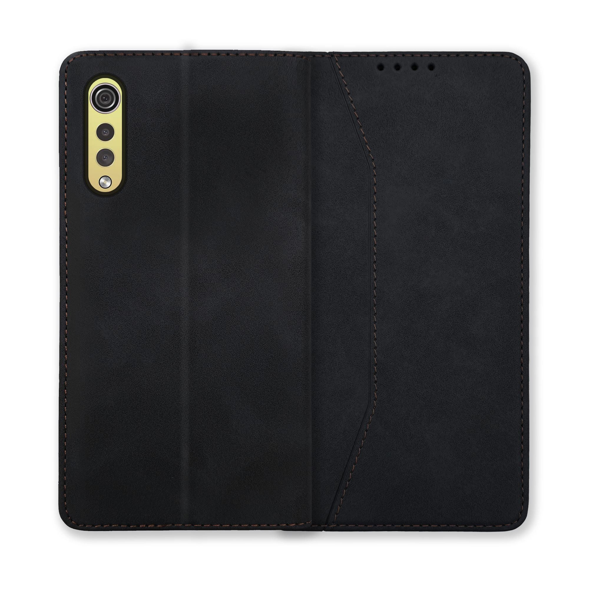 mtb more energy Smartphone-Hülle Premium für LG Velvet (LM-G900EM, 6.8), Schwarz