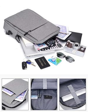 Coonoor Laptoprucksack Freizeitlicher Business-Rucksack für den Laptop, Reiserucksack mit hoher Kapazität
