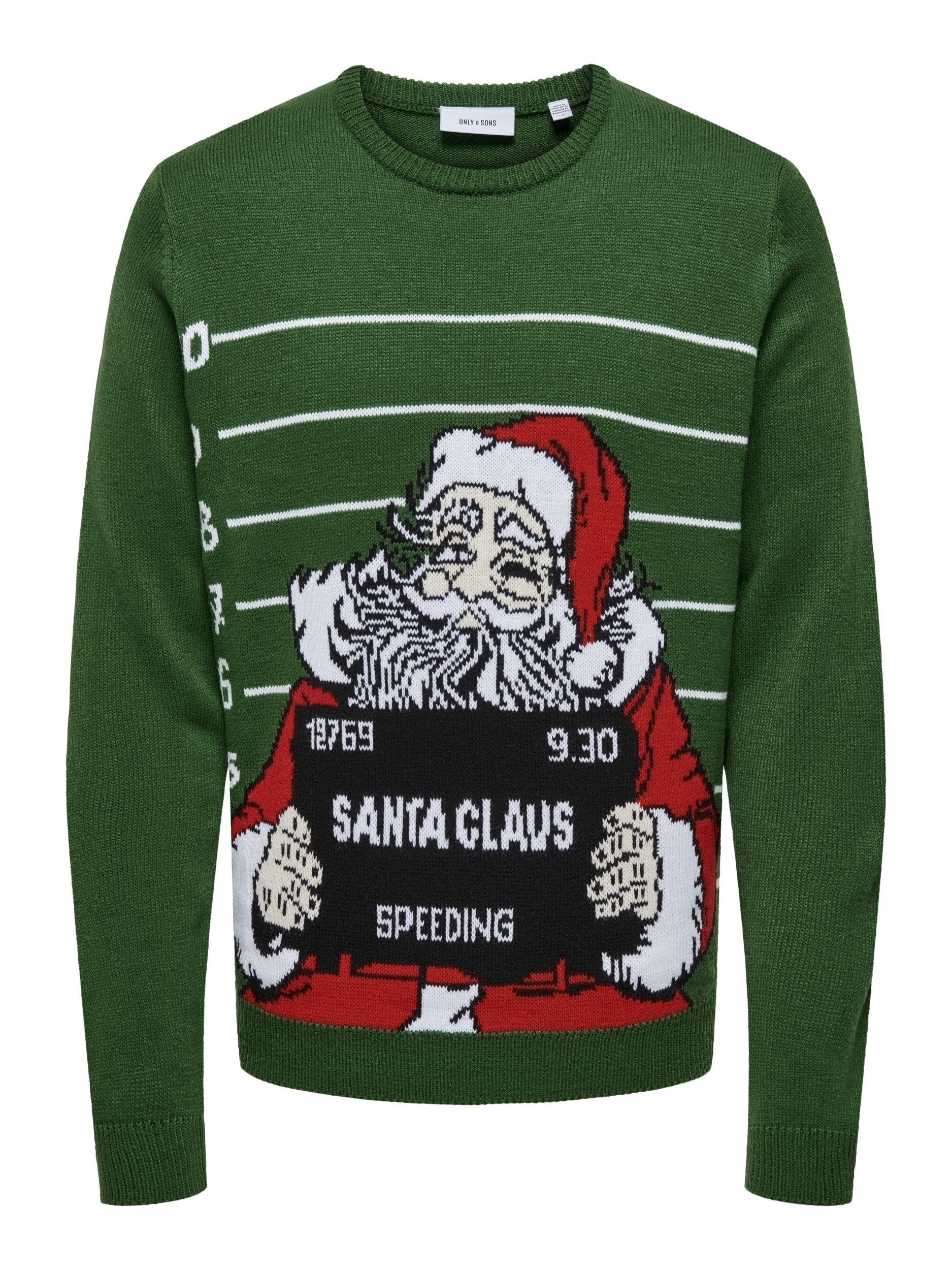 ONLY & SONS Weihnachtspullover - Strickpullover - ONSXMAS REG 5 PLACEMENT CREW KNIT