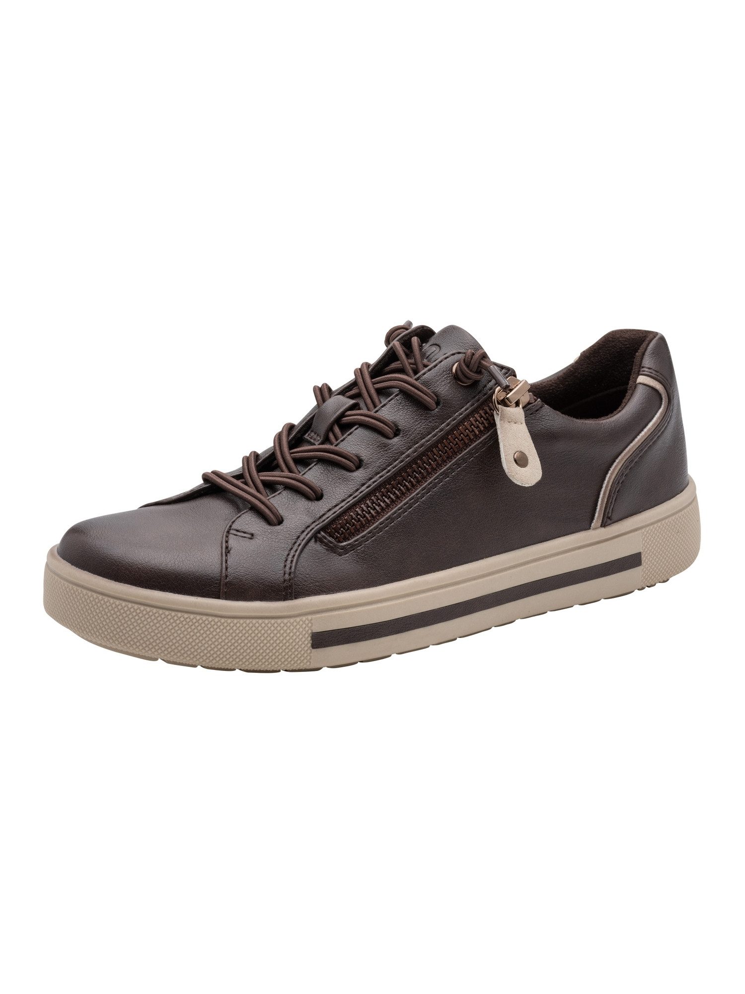 Jana Vegan, Mehrweite mit Absatz kein Absatz 8-23660-42 Sneaker Vegan