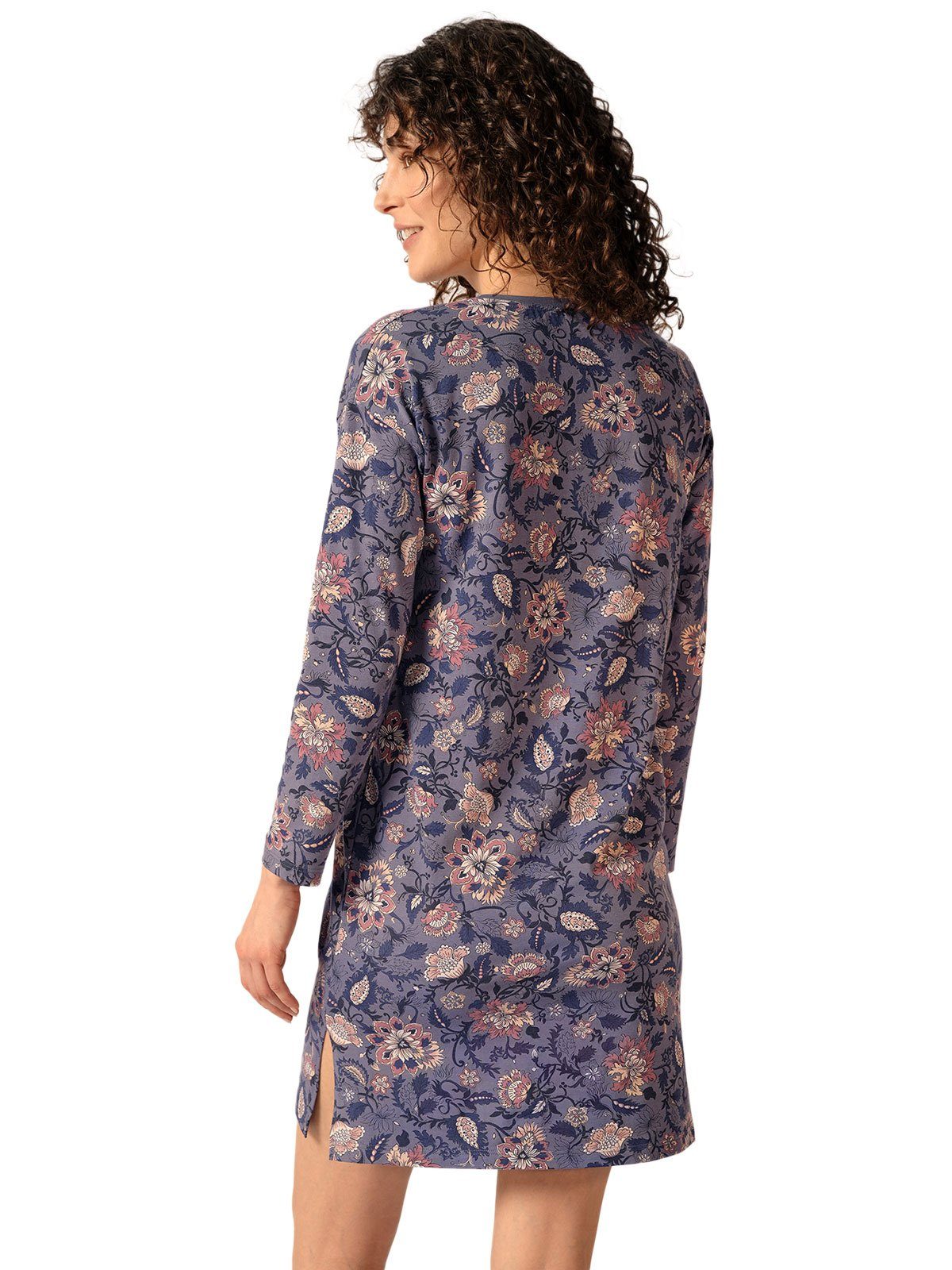 HUBER Nachthemd Damen Sleepshirt langarm hautnah Night Basic (Stück, 1-tlg) -
