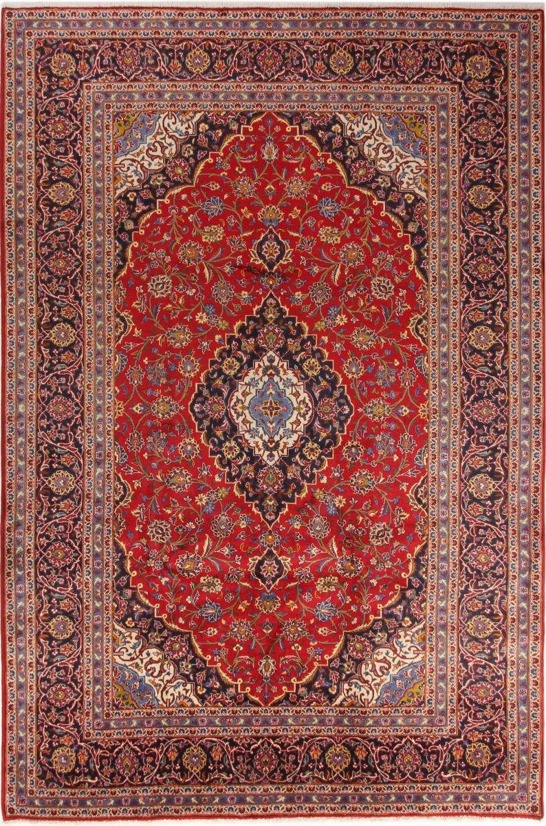 Orientteppich Keshan 246x367 Handgeknüpfter Orientteppich / Perserteppich, Nain Trading, rechteckig, Höhe: 12 mm