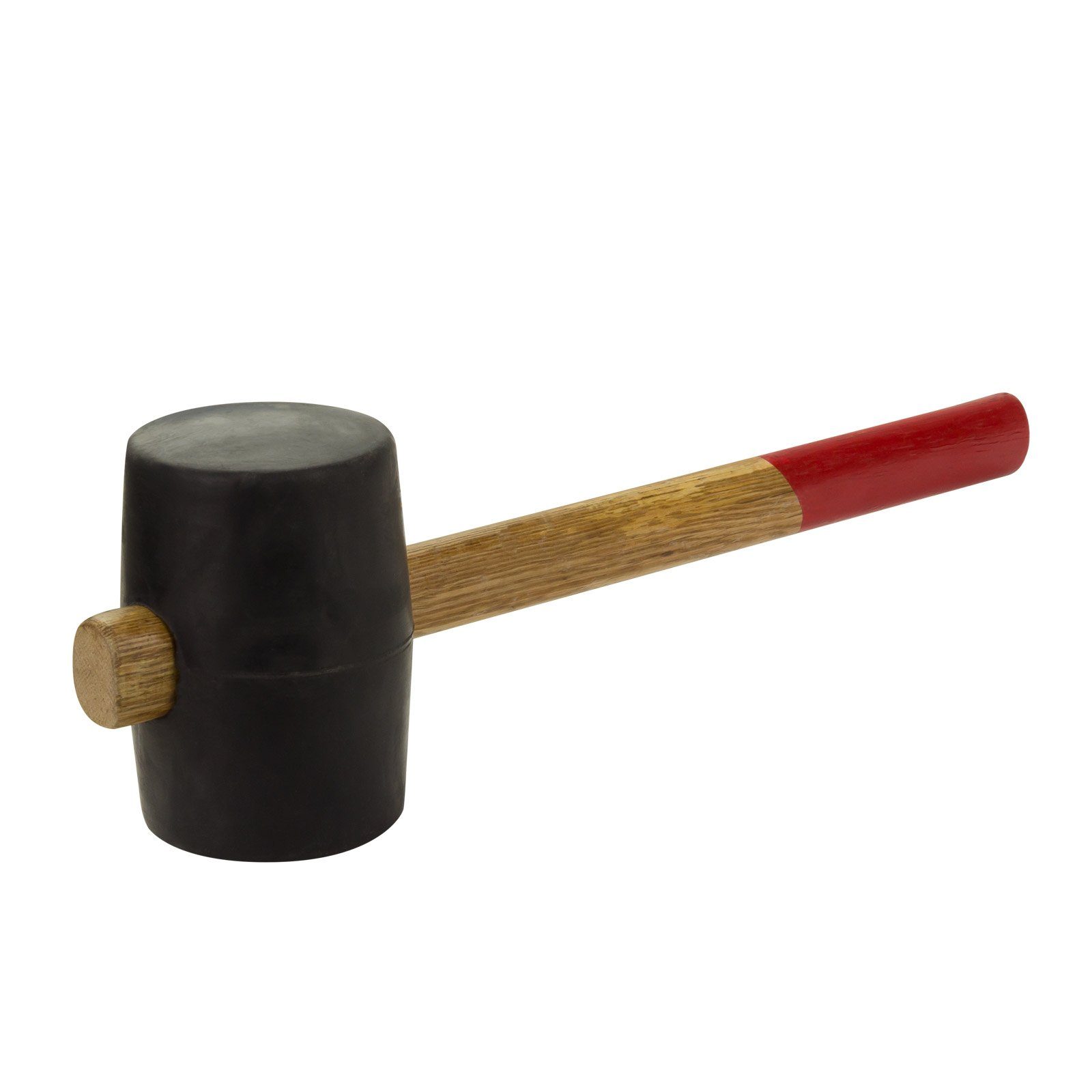 DEMA Hammer Gummihammer mit Holzstiel Ø 90 mm, schwarz