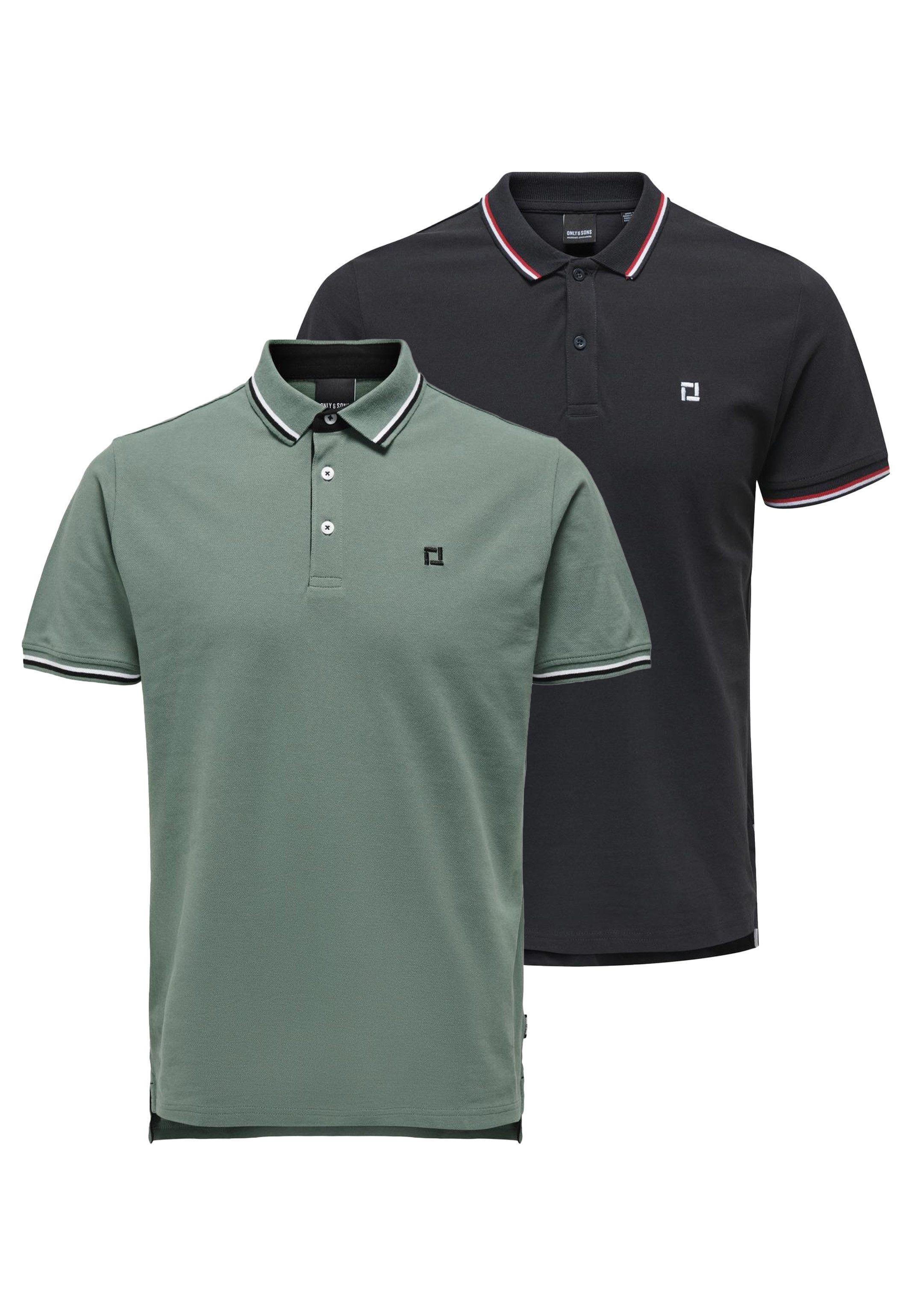ONLY & SONS Poloshirt 2er Pack günstig online kaufen