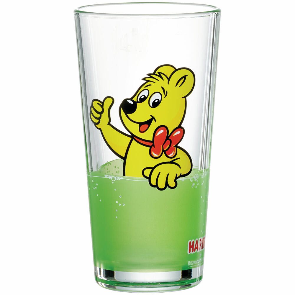 Ritzenhoff & Breker Becher Ritzenhoff & Breker Trinkglas Haribo Thumbs Up, Glas, Grün, 380 ml, Glas
