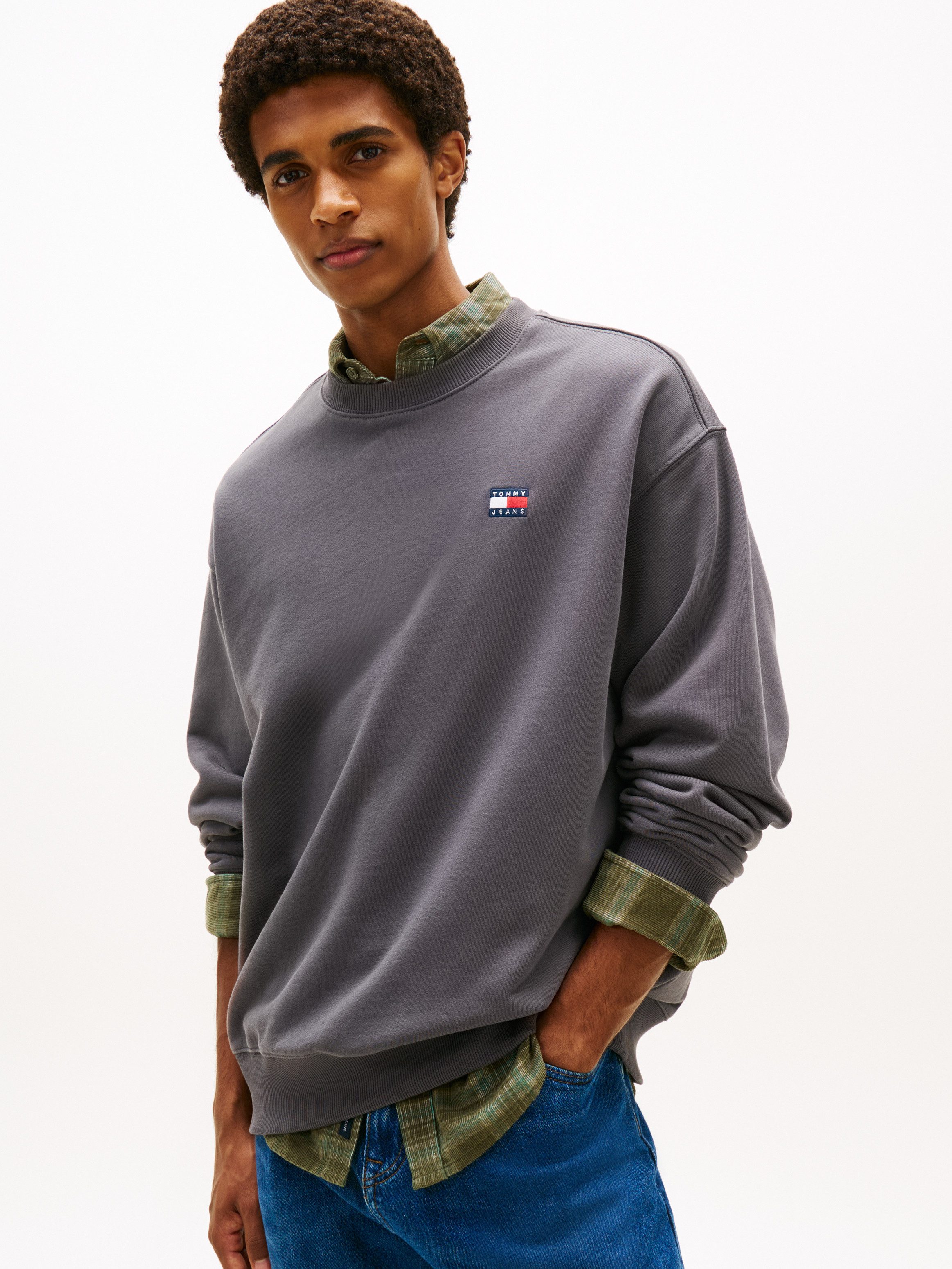 Tommy Jeans Sweatshirt TJ BADGE CREW unisex, relaxed fit