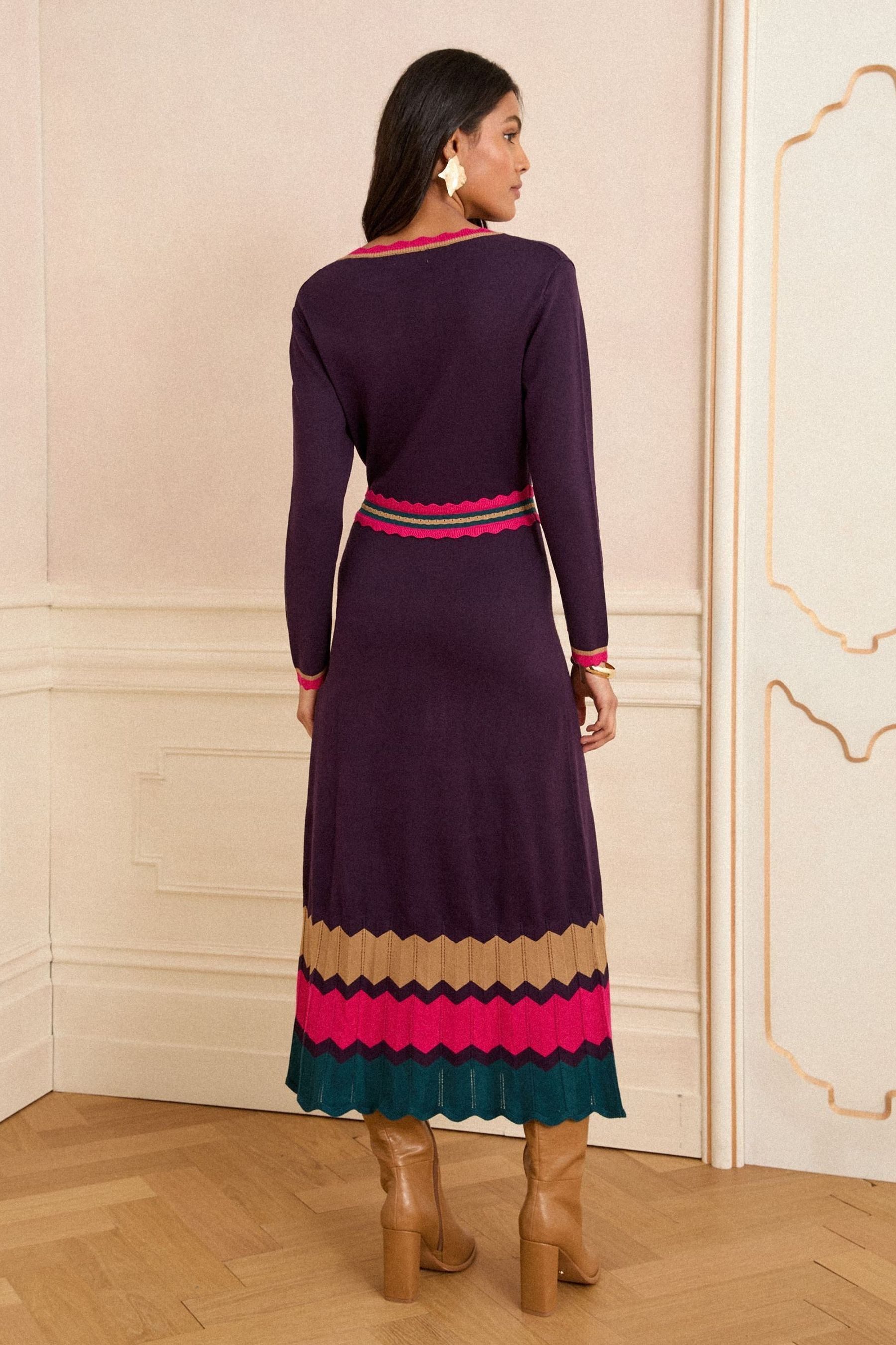 Love & Roses Midikleid Love & Roses Strick-Minikleid, Regular (1-tlg)