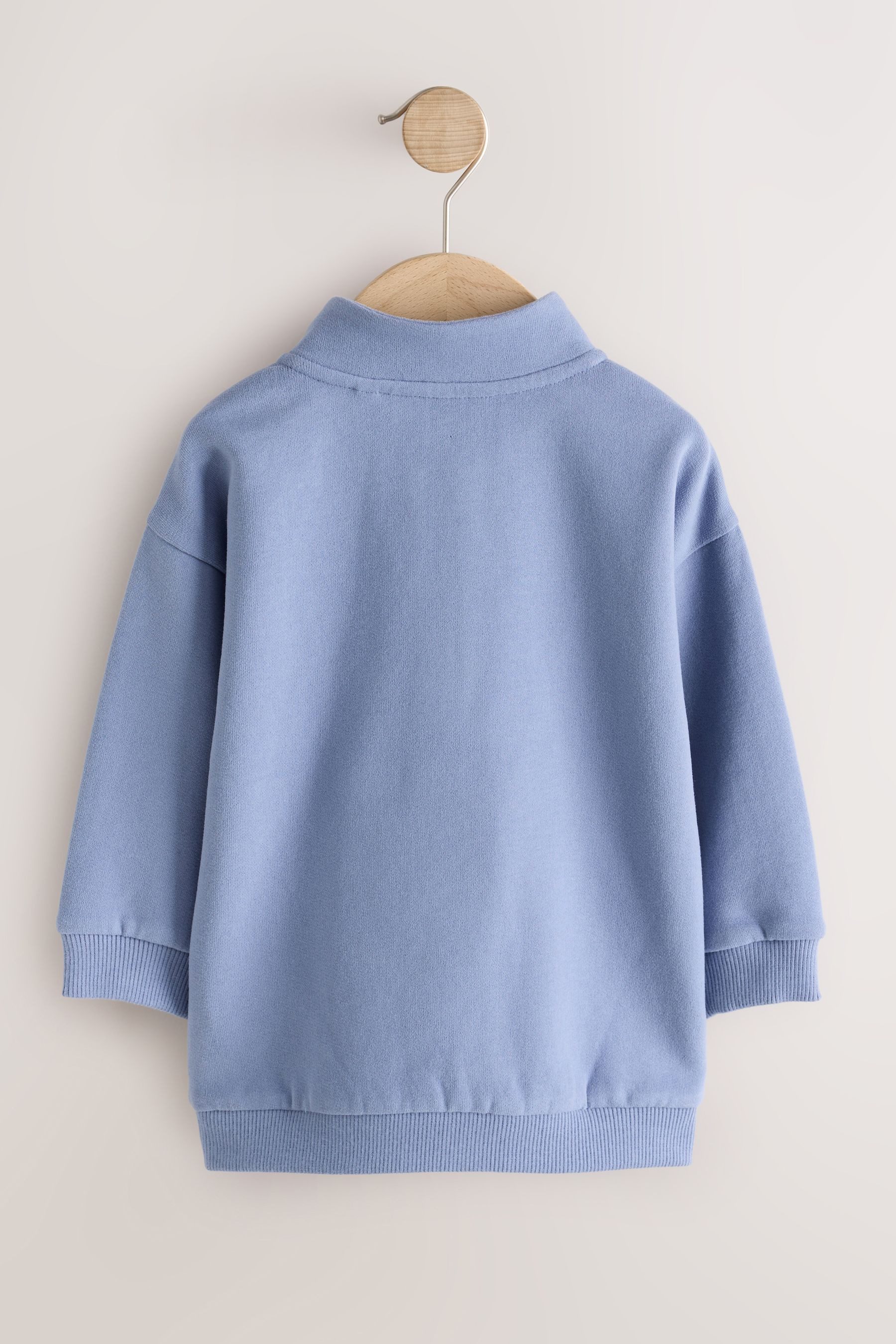Next Sweater Weiches Sweat-Oberteil mit 1/2-Reißverschluss (1-tlg) – Bild 2 von 4