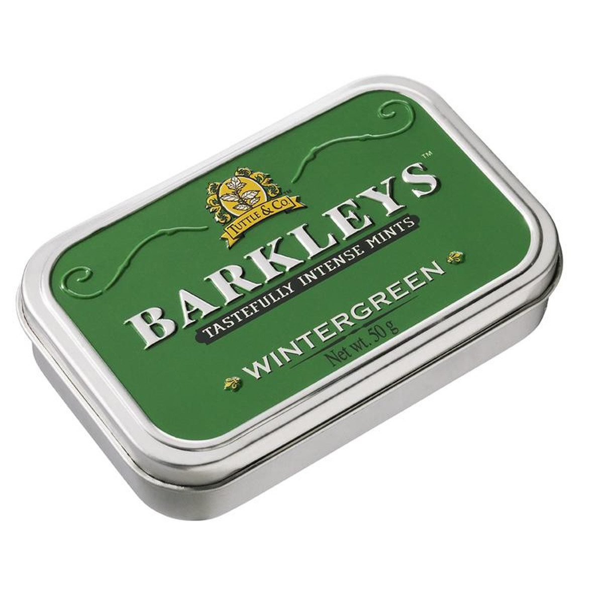 BARKLEYS Süßigkeit, Barkleys Wintergreen Pastillen mit Eukalyptus Geschmack Dragees 50g