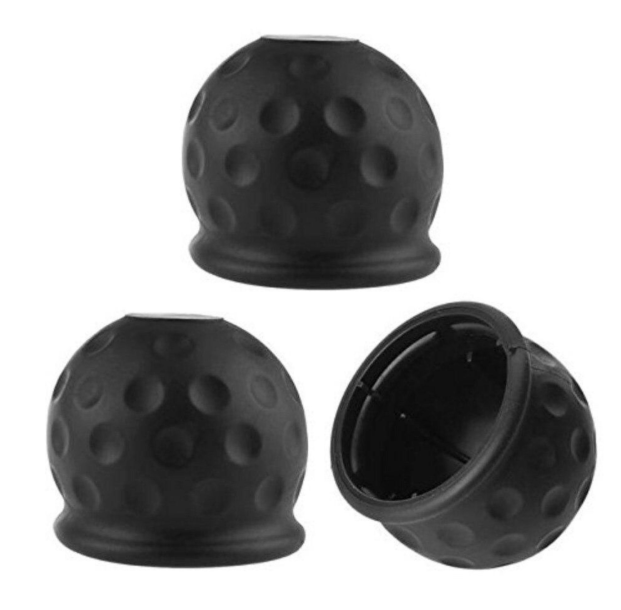 BAYLI Abdeckkappe 3 Stück Anhängerkupplung Schutzkappe Gummi, AHK Kappe in Golfball-For
