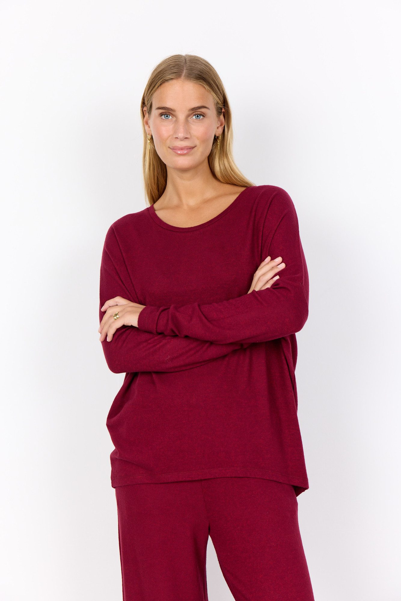 soyaconcept Rundhalsshirt SC-BIARA 1 bequemer Pullover, günstig online kaufen