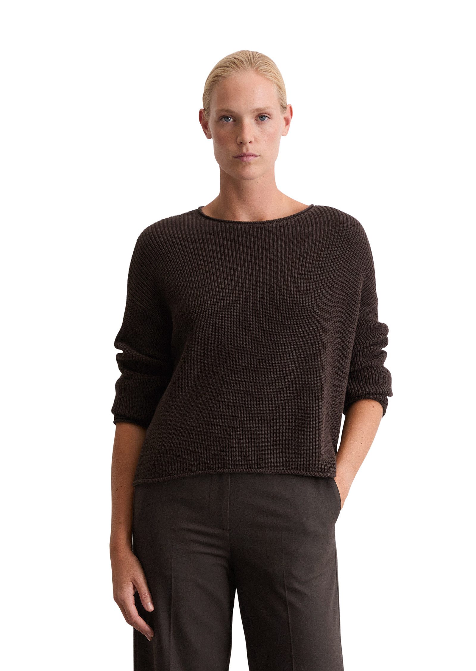 Marc O'Polo Strickpullover aus Heavy-Weight-Organic-Cotton günstig online kaufen
