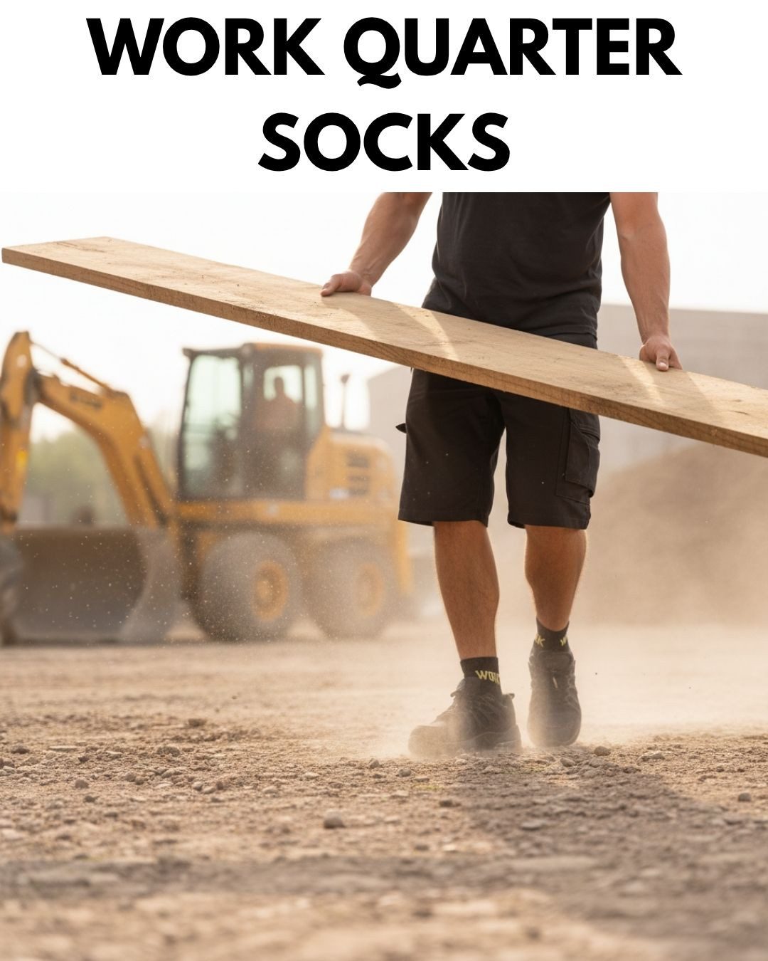 sockenkauf24 Arbeitssocken Herren Kurze Premium WORK Quarter Socken mit Komfortbund, verstärkt (5-Paar) gepolsterte Sohle, ohne Naht, Ferse & Fußspitze verstärk – Bild 2 von 5