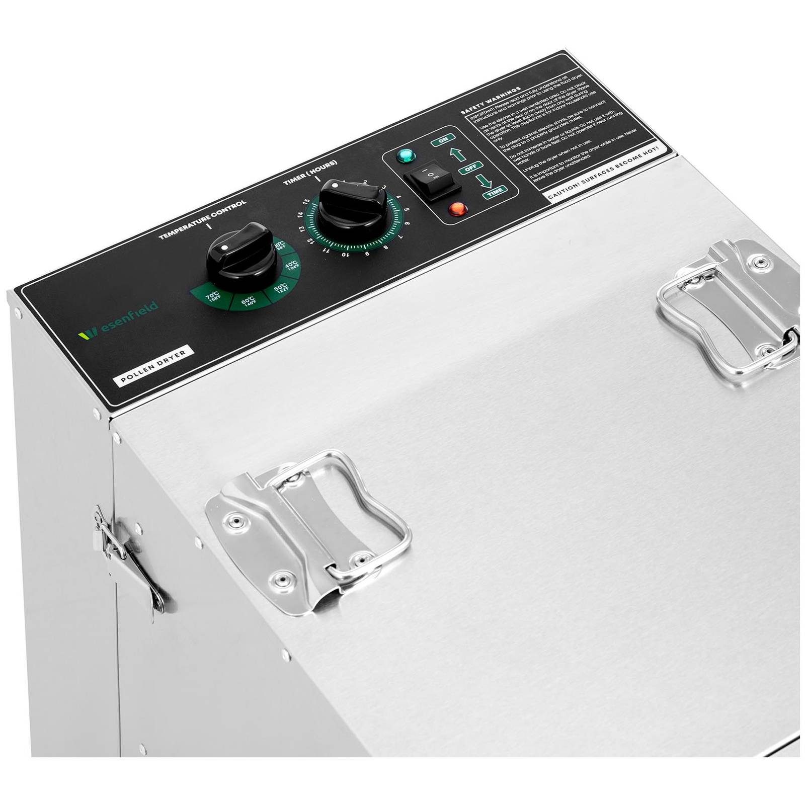 Wiesenfield Dörrautomat Pollentrockner Pollentrockenschrank 1431 W 6 Einschübe 30 - 70 °C 100 1431 W