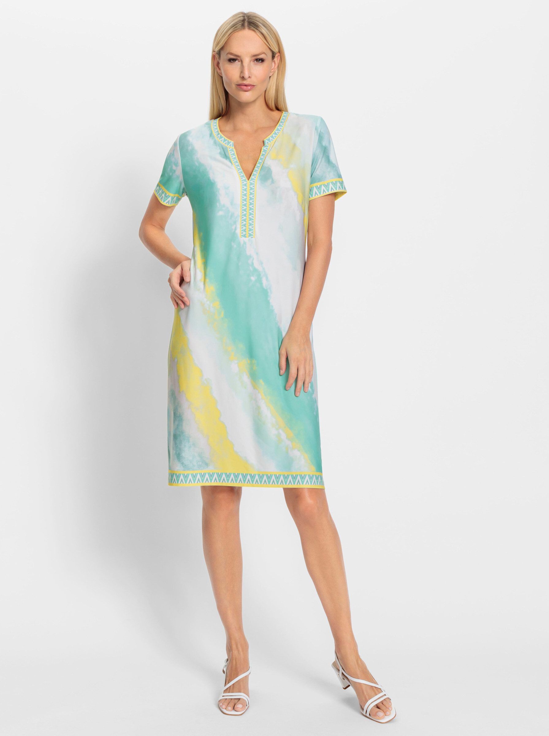 Jerseykleid Druckkleid