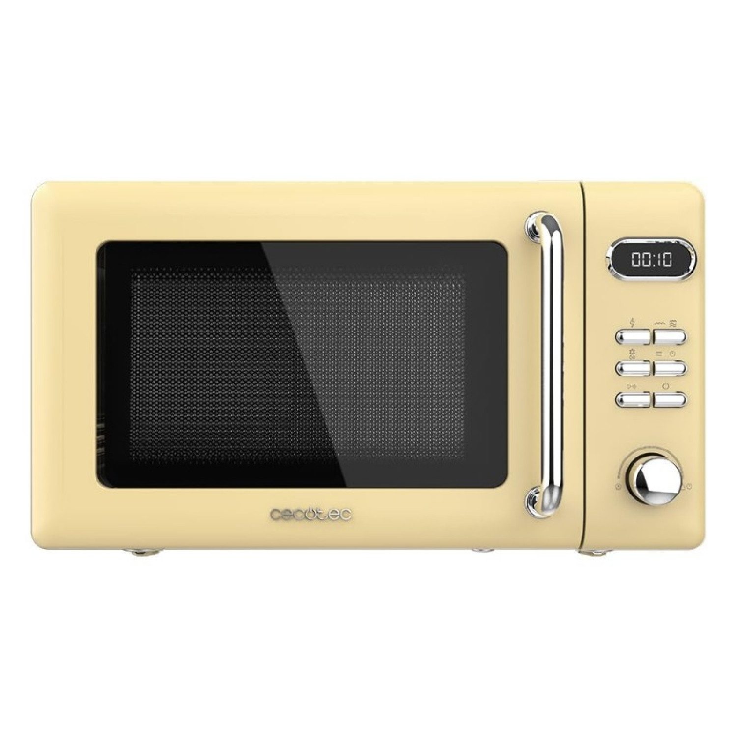 Cecotec Mikrowelle 20l con proclean 5110 retro yellow, 1, 20 l, 20l con proclean 5110 retro yellow