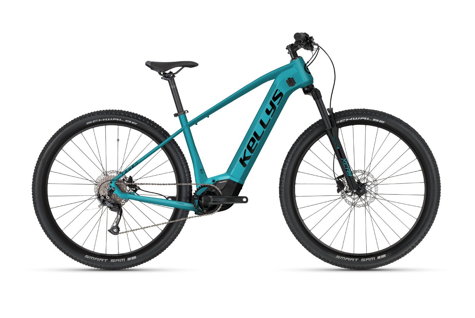 Kellys E-Bike E-MTB Hardtail Tayen R10 AIR P Azure 29" 725 Wh Diamant, 9 Gang Shimano SHIMANO Cues U4000 (direct mount) Schaltwerk