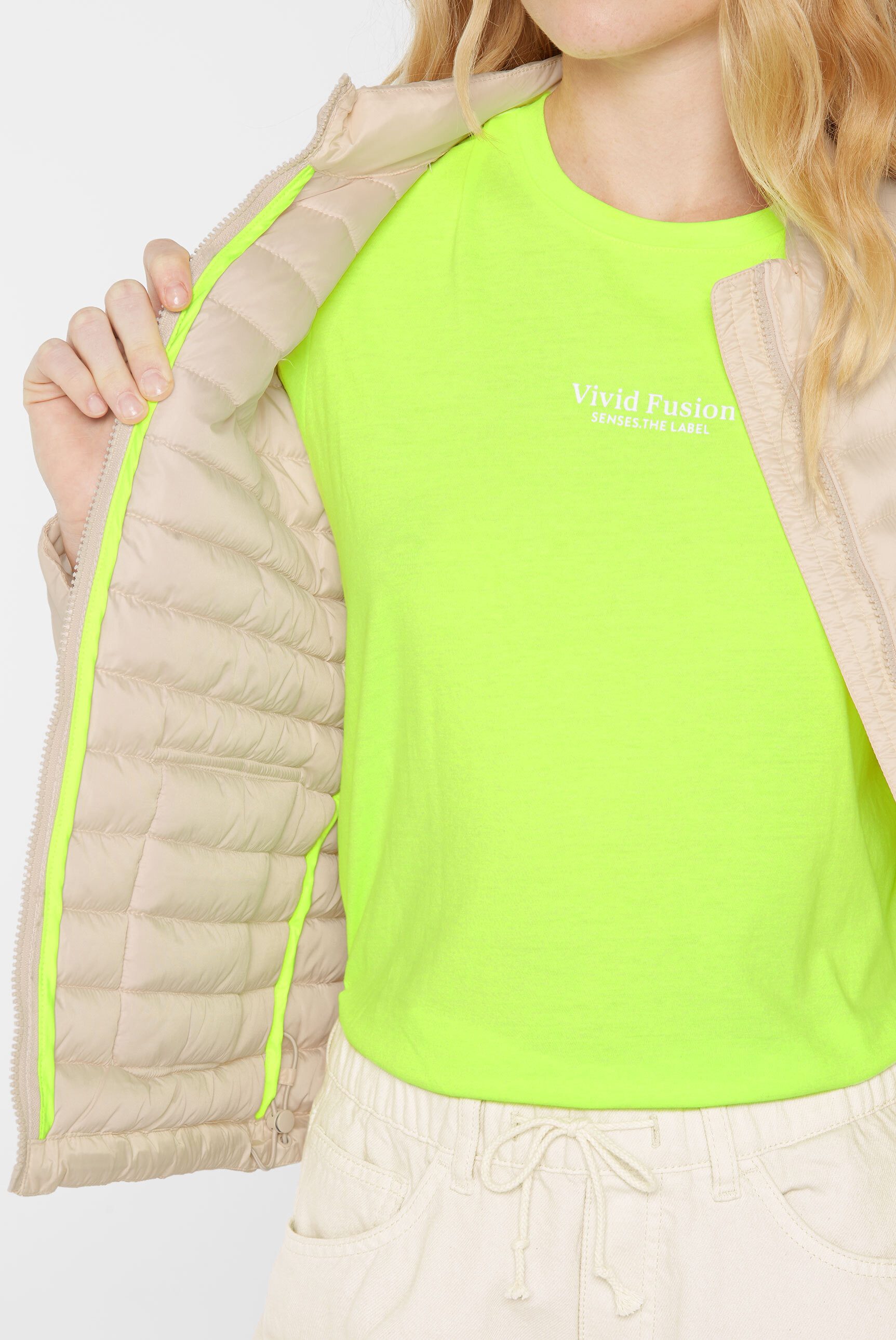 SENSES.THE LABEL Kurzjacke mit verstellbarem Gummizug im Saum