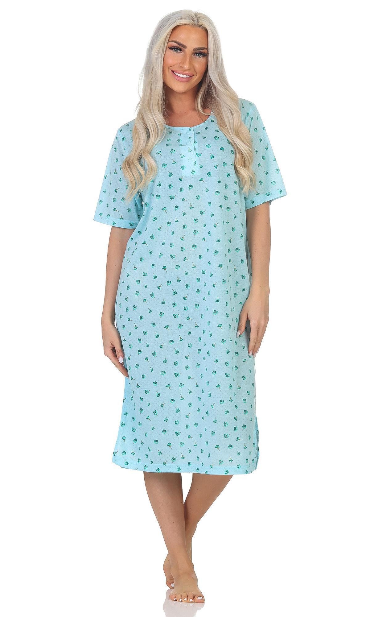 EloModa Nachthemd Damen Nachthemd Sleepshirt Nachtwäsche günstig online kaufen